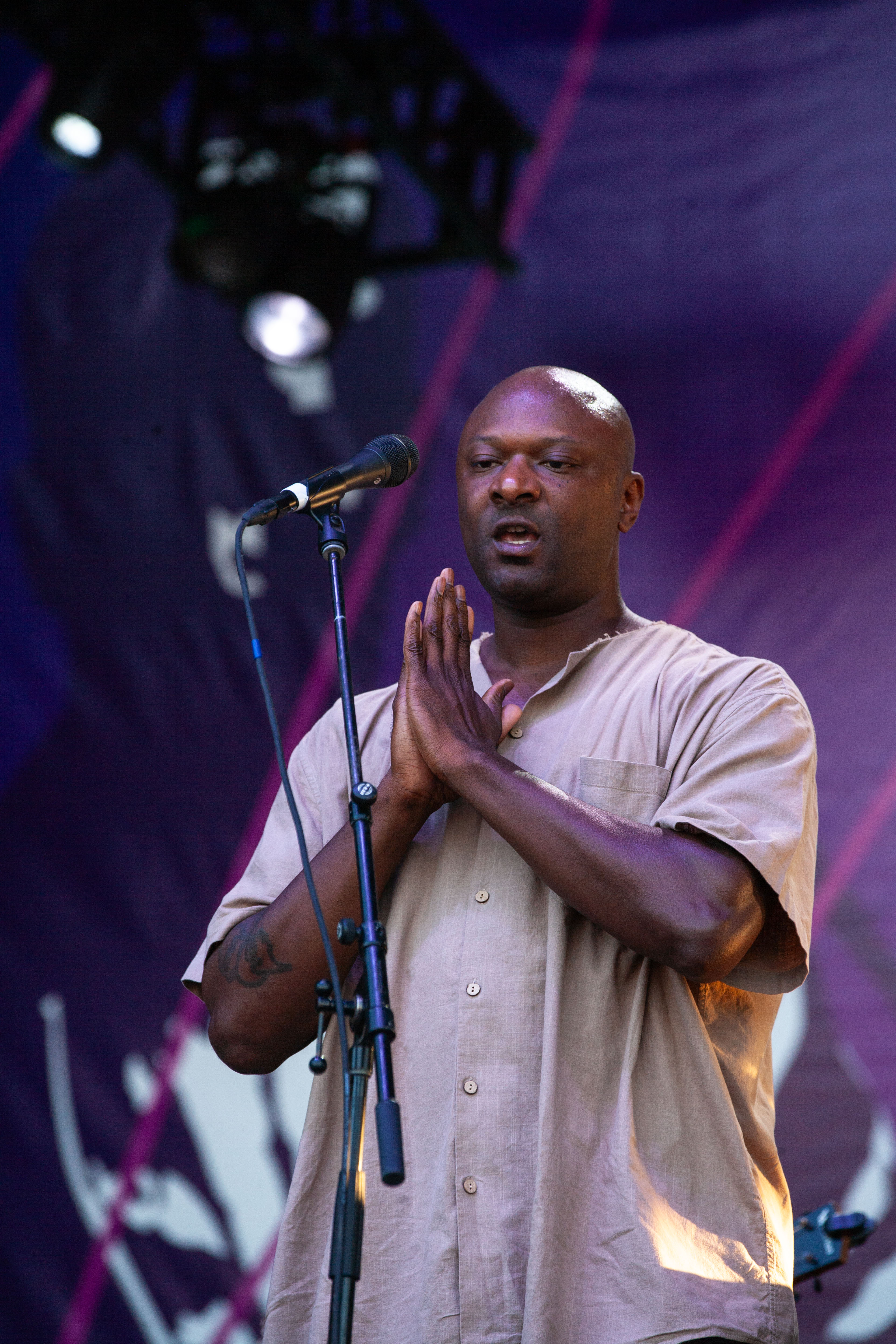 Singer Justin Hicks - Ndegeocello's Band Member