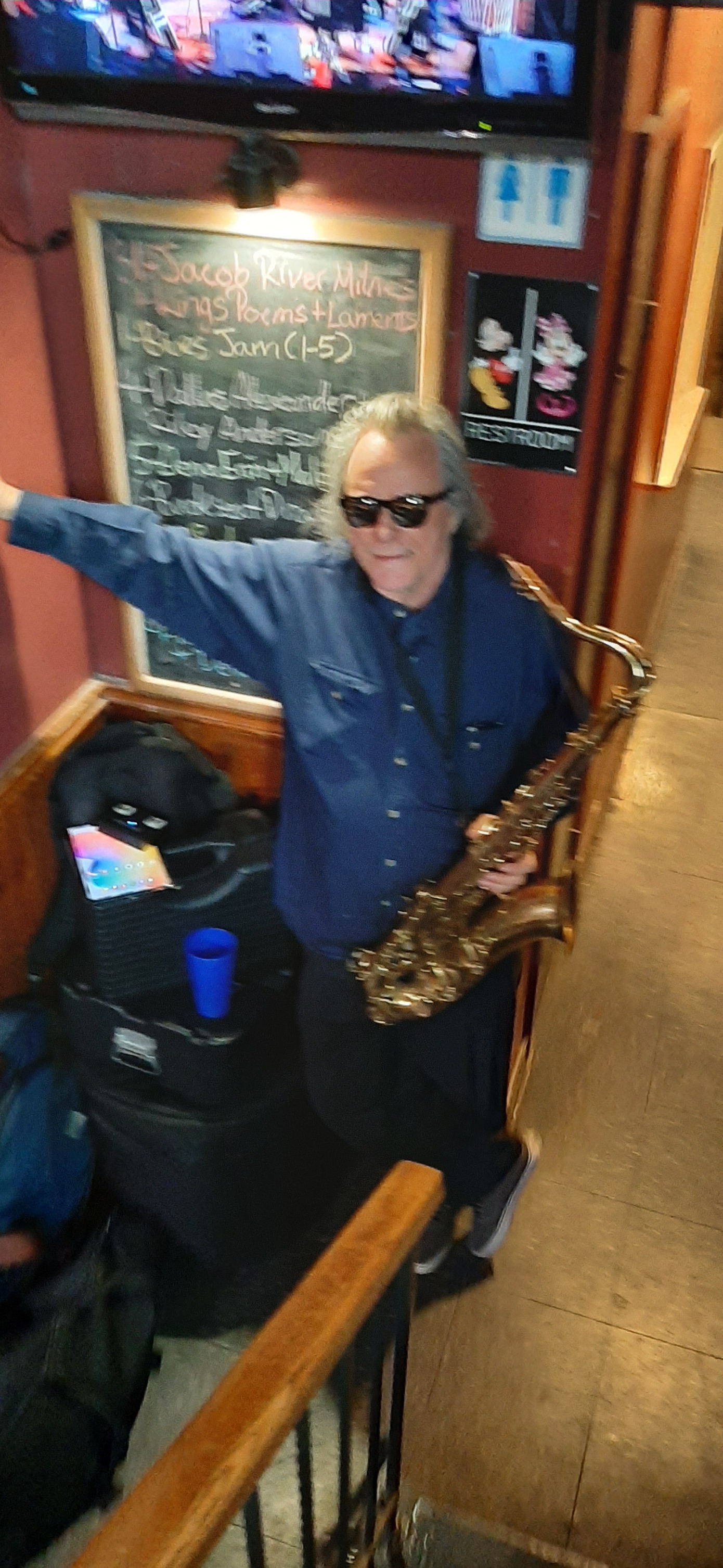 mark at Rainbow — jazz photo by Mark a. Prest | All About Jazz