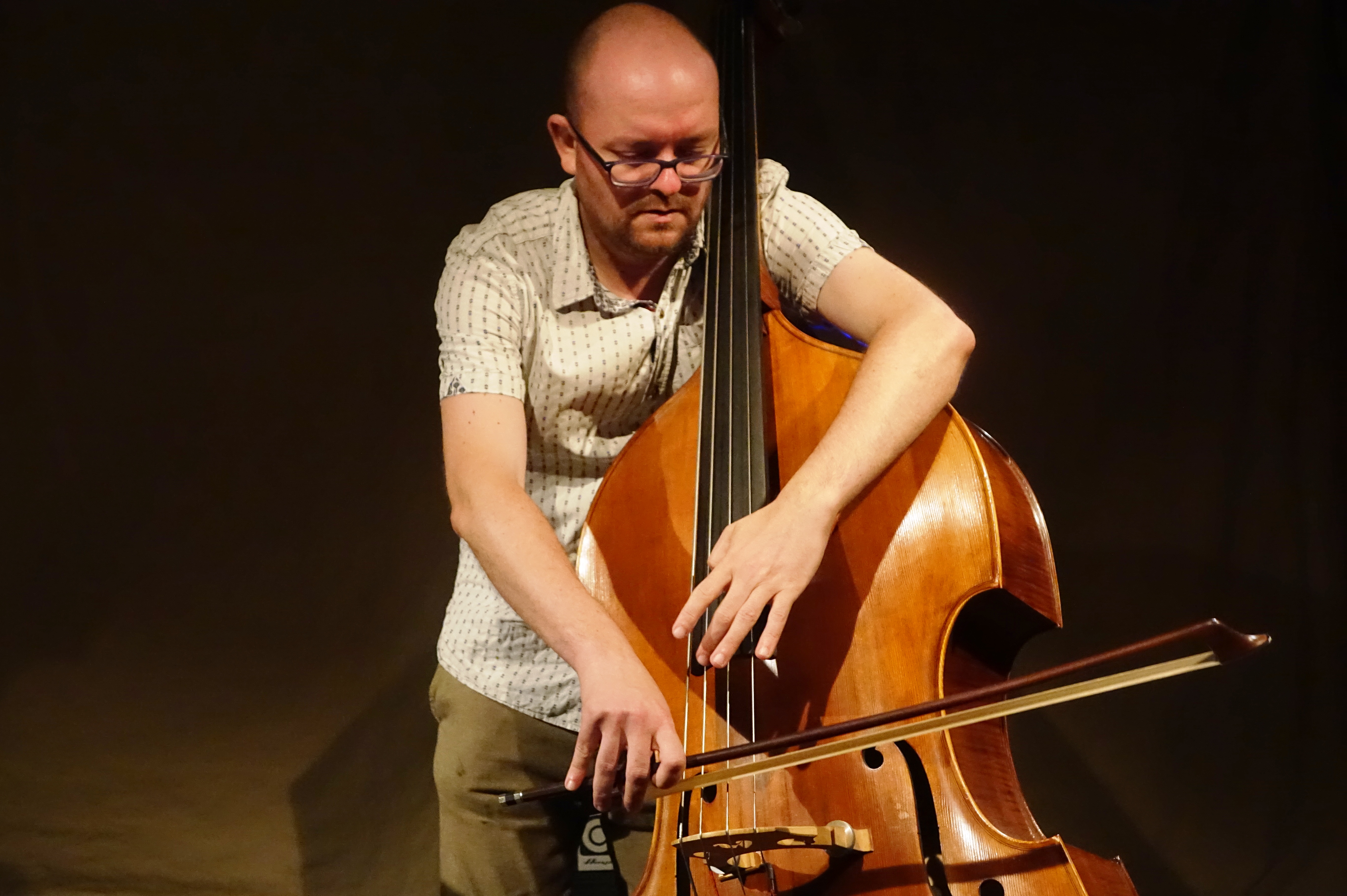 Olie Brice at Cafe Oto, London in July 2019