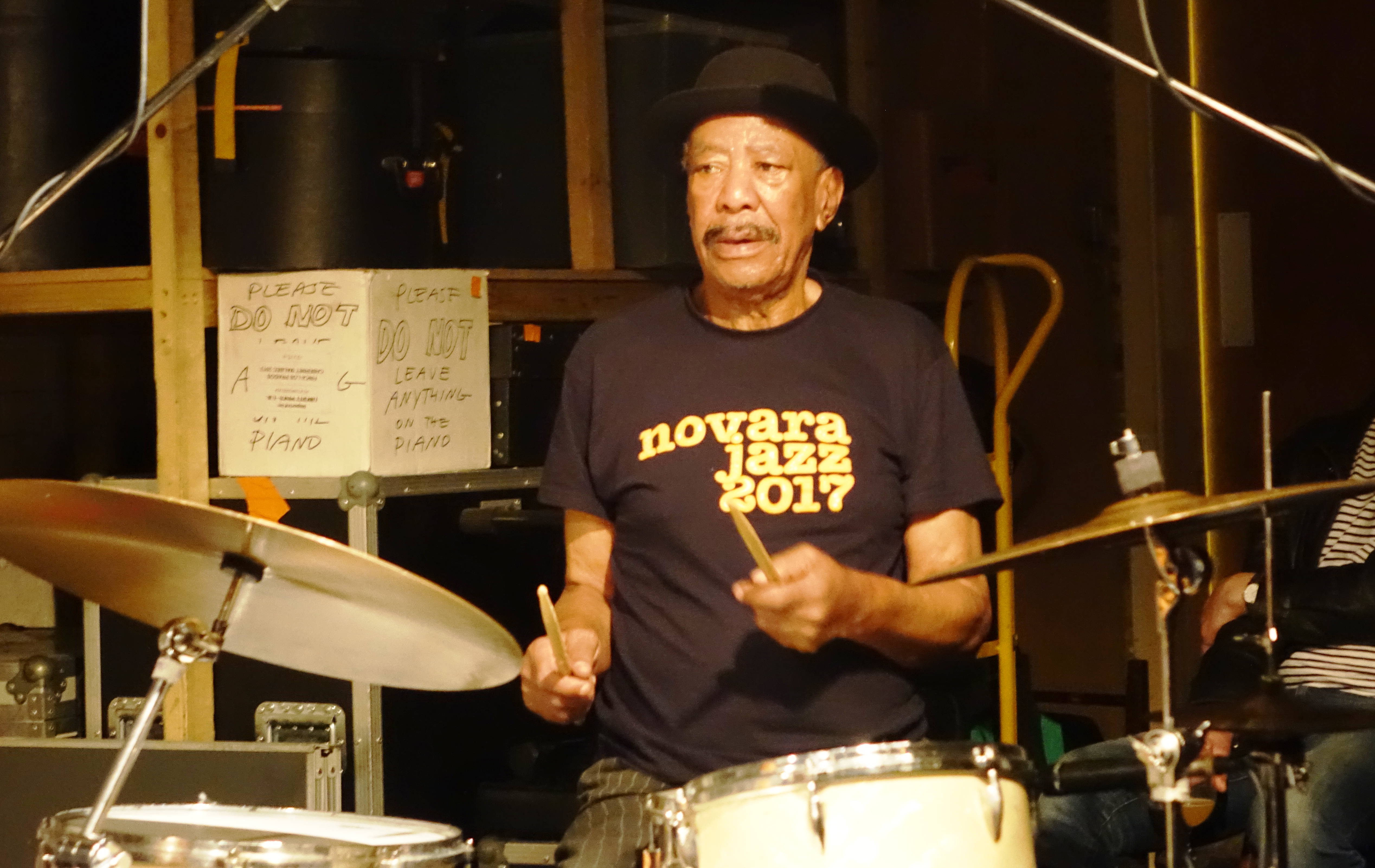 Louis Moholo-Moholo at Cafe Oto, London in October 2018