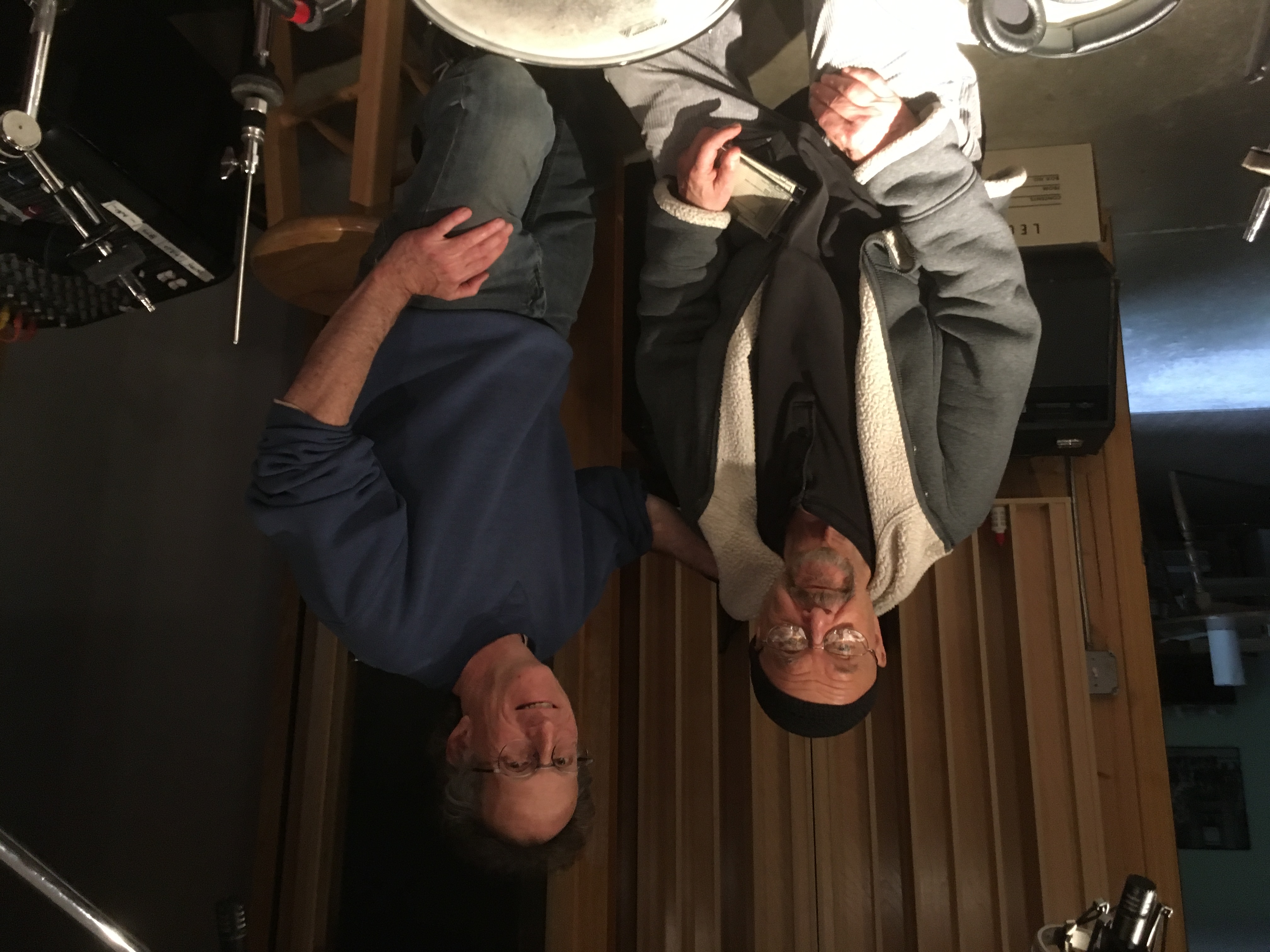 Josh & John in Peter's Basement Studio
