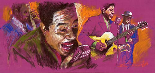 Jazz.Pastel on Paper.33x70cm.2006