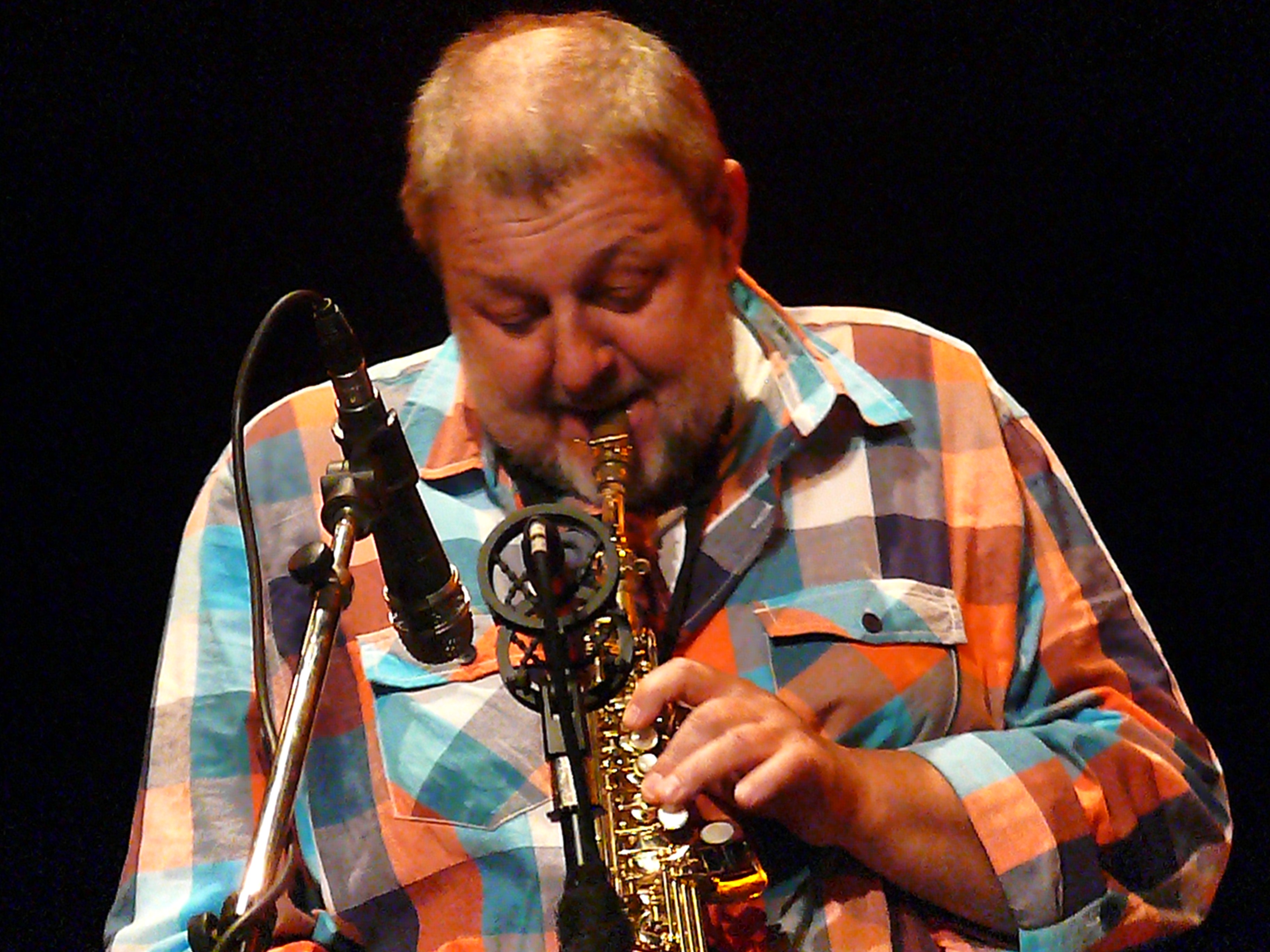 Paul Dunmall at Mac, Birmingham in October 2010