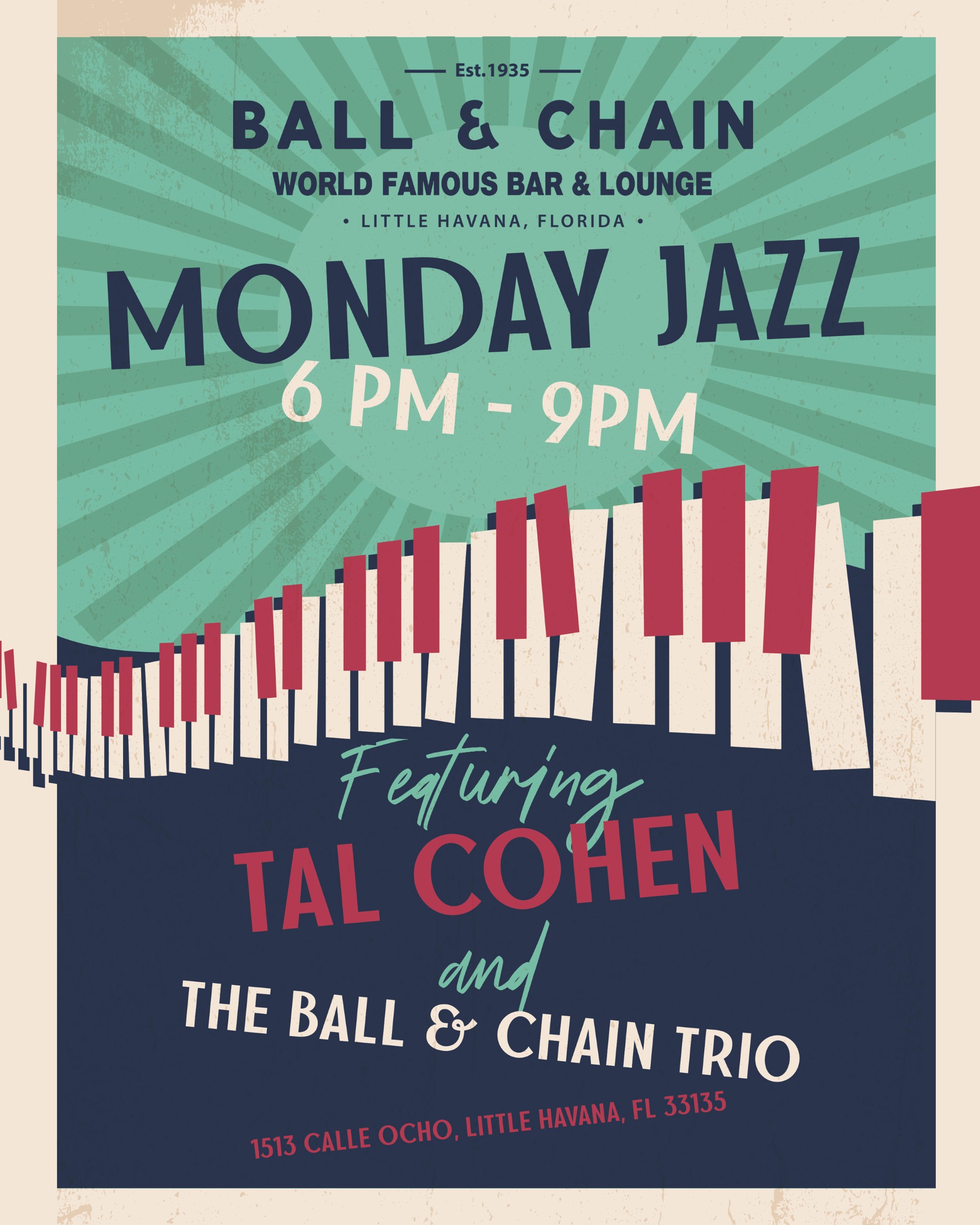 Free Live Jazz At The World Famous Ball & Chain Featuring Tal Cohen — jazz photo by Zack Bush | All About Jazz