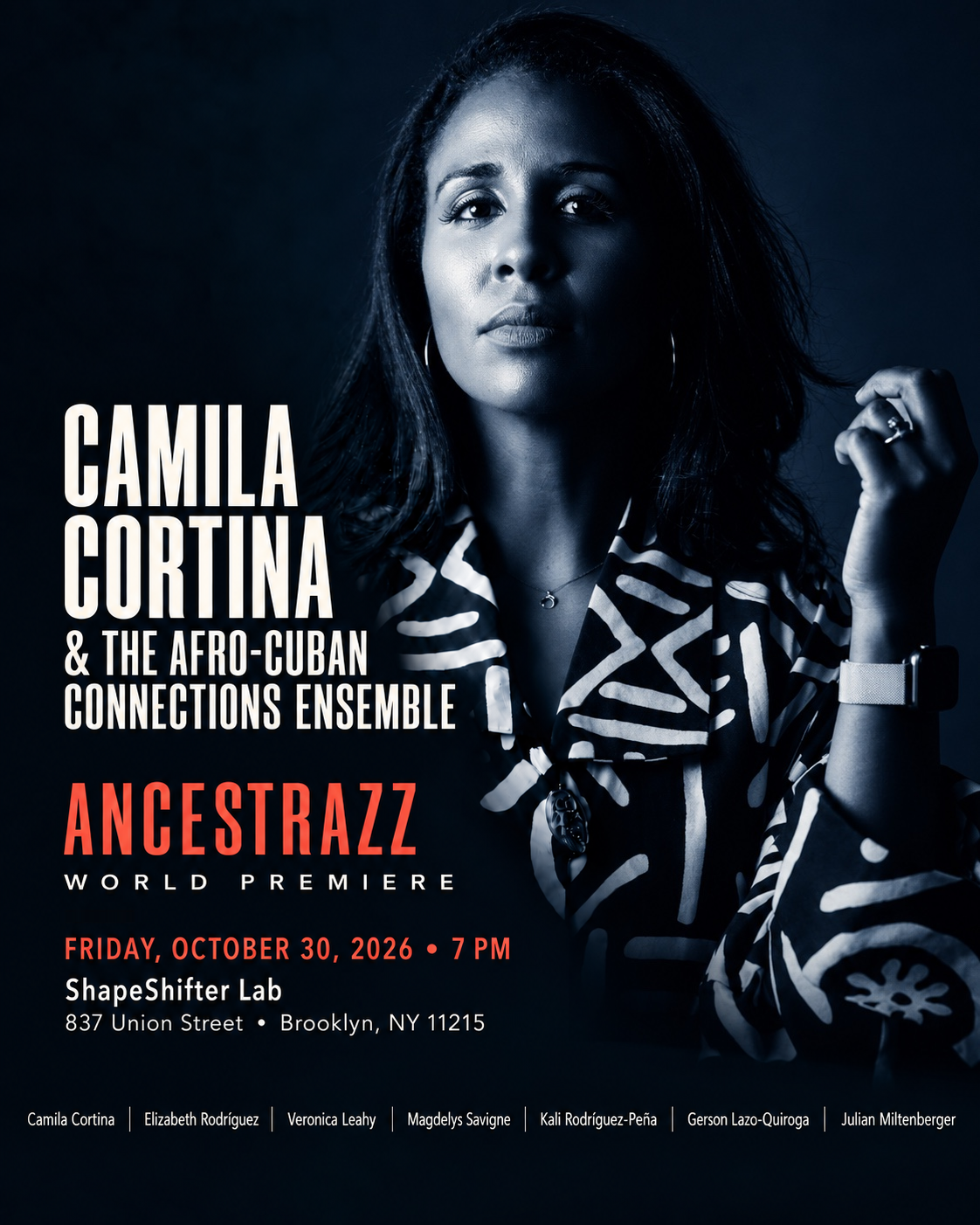 Camila Cortina & The Afro-cuban Connections Ensemble — jazz photo by Camila Cortina | All About Jazz
