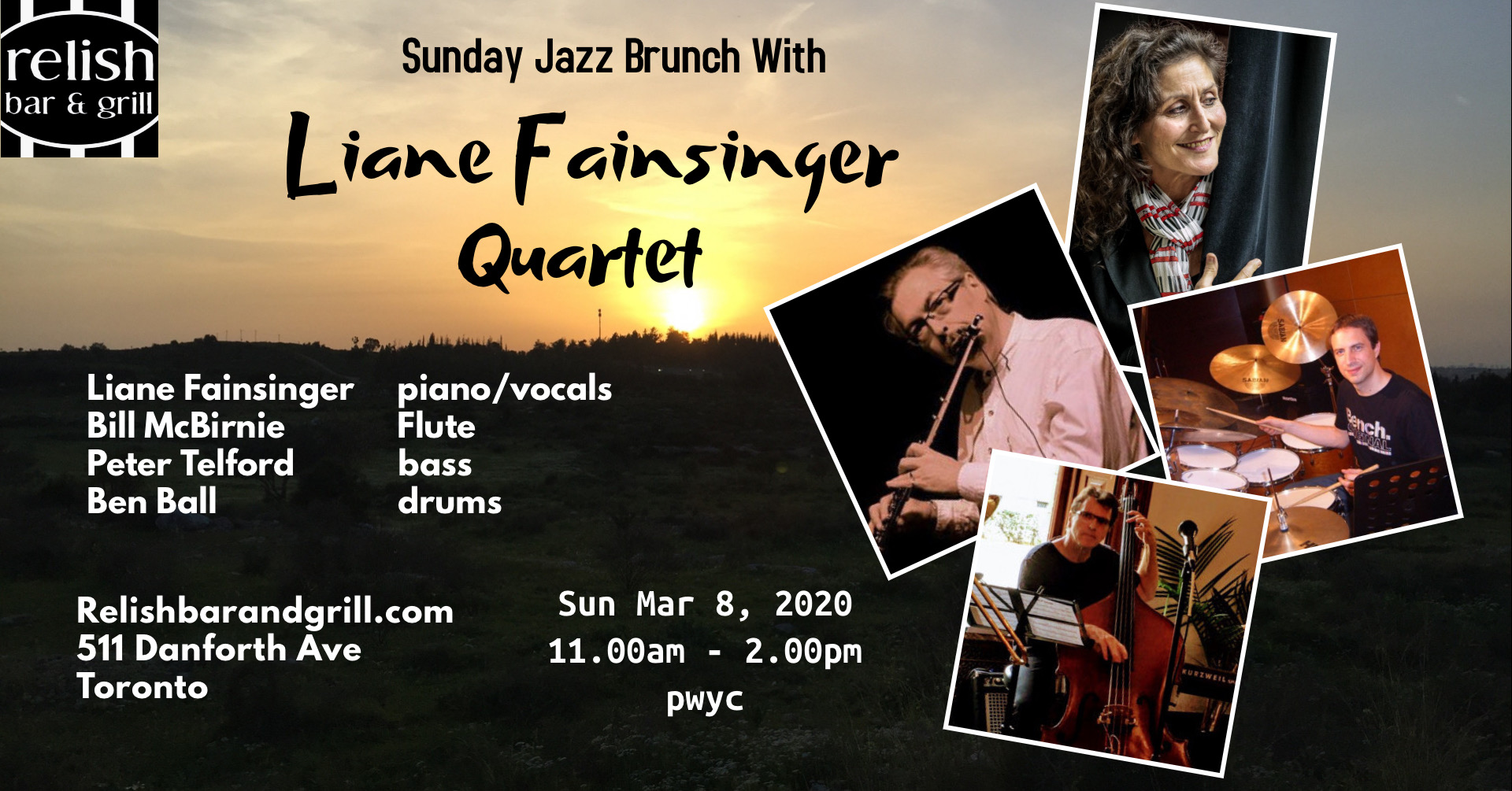 Celebrating Barry Harris With The Liane Fainsinger Quartet