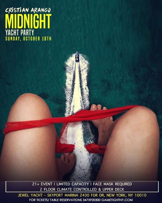 House Edm Midnight Yacht Party Sunday Cruise At Skyport Marina Jewel Yacht