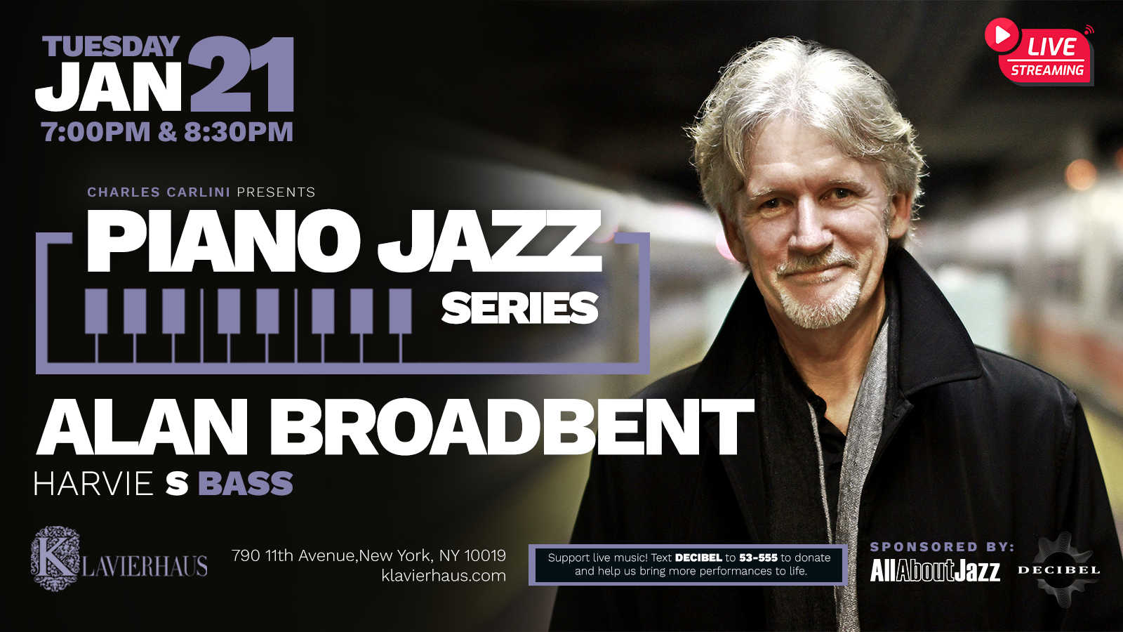 Piano Jazz Series: Alan Broadbent