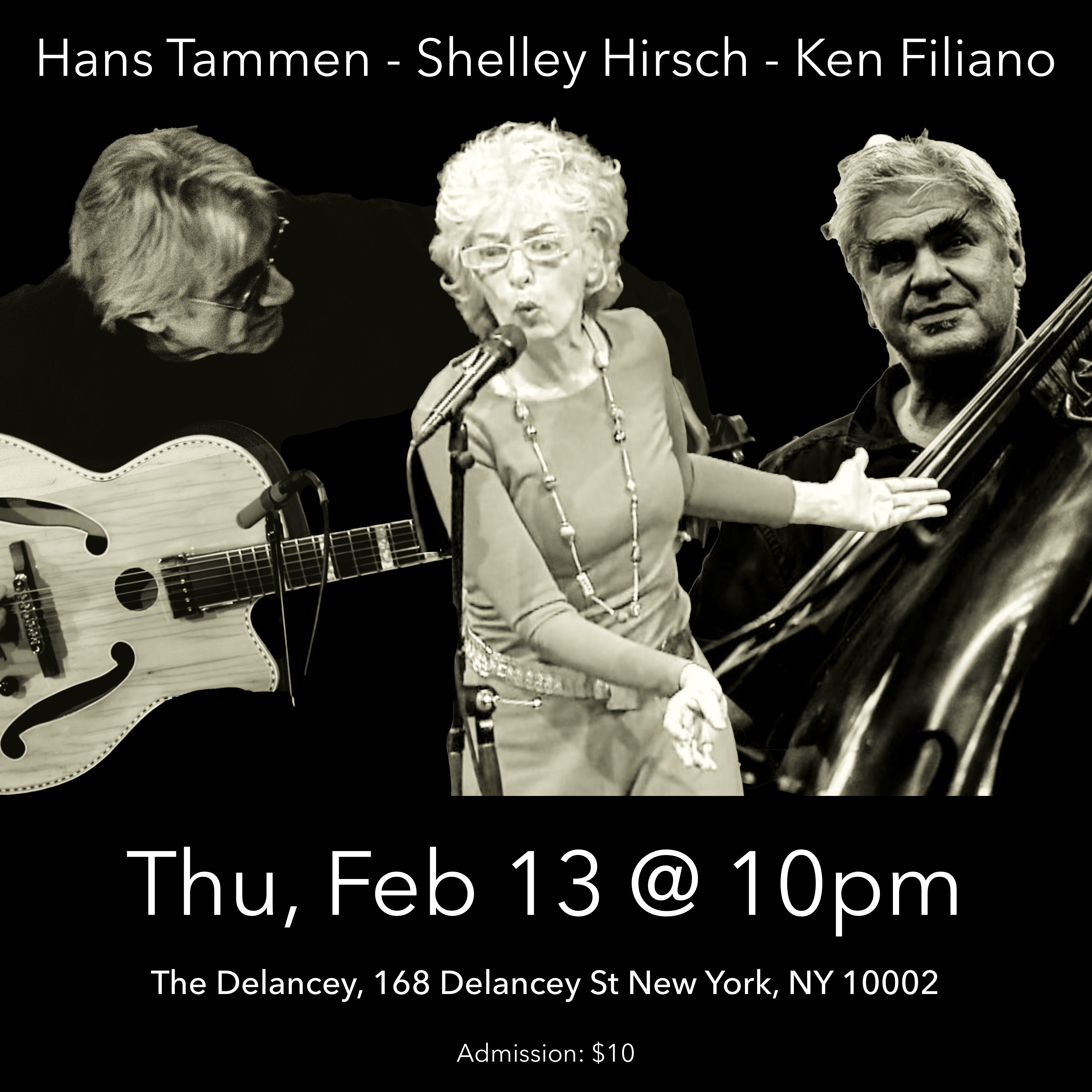 Shelley Hirsch | Hans Tammen | Ken Filiano