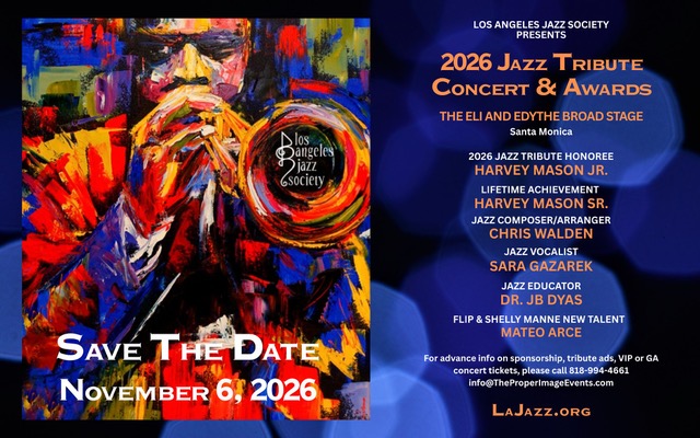 2026 JAZZ Tribute Concert & Awards — jazz photo by Los Angeles Jazz Society | All About Jazz