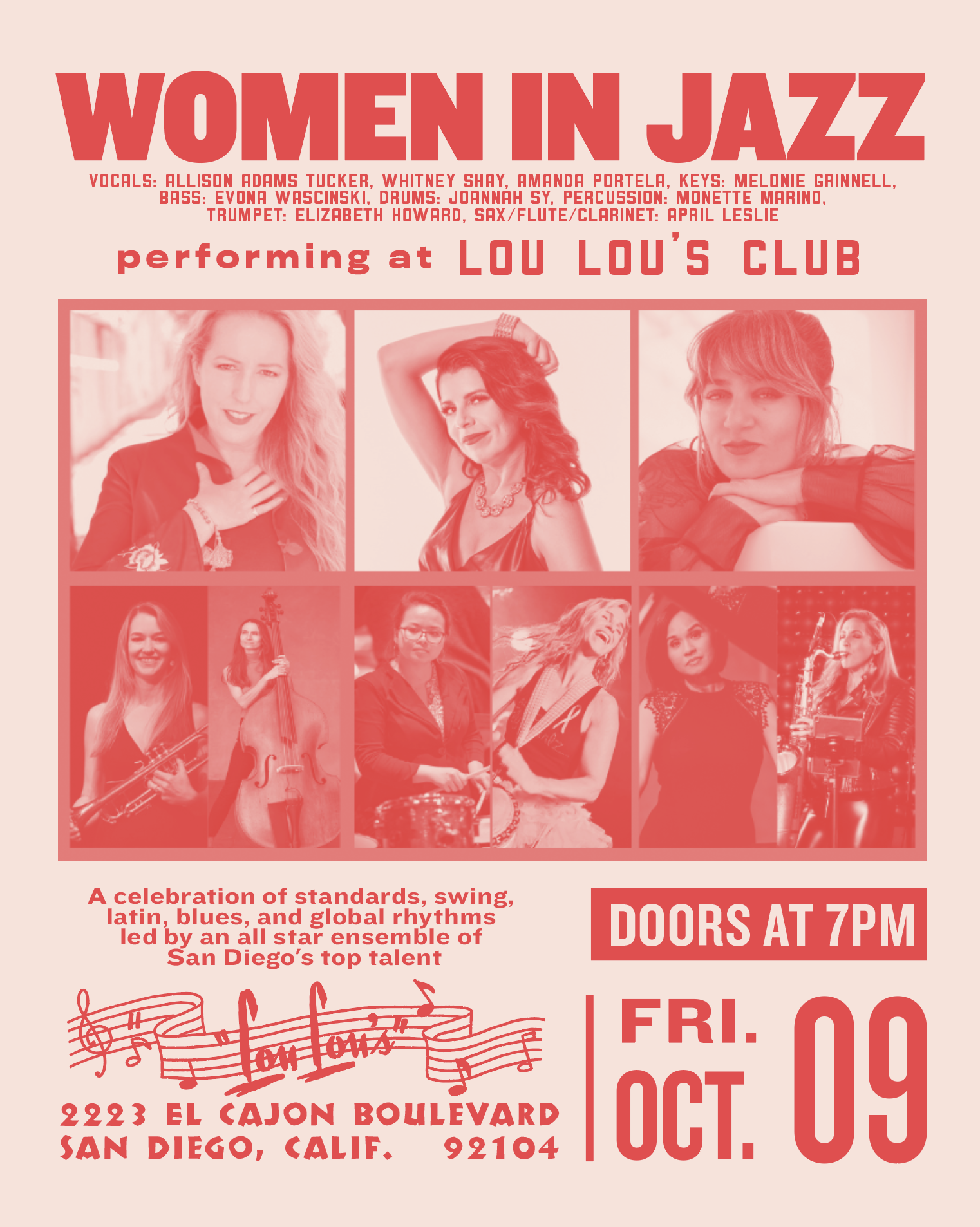 Women In Jazz Ft Allison Adams Tucker, Whitney Shay, Amanda Portela — jazz photo by Allison Adams Tucker | All About Jazz