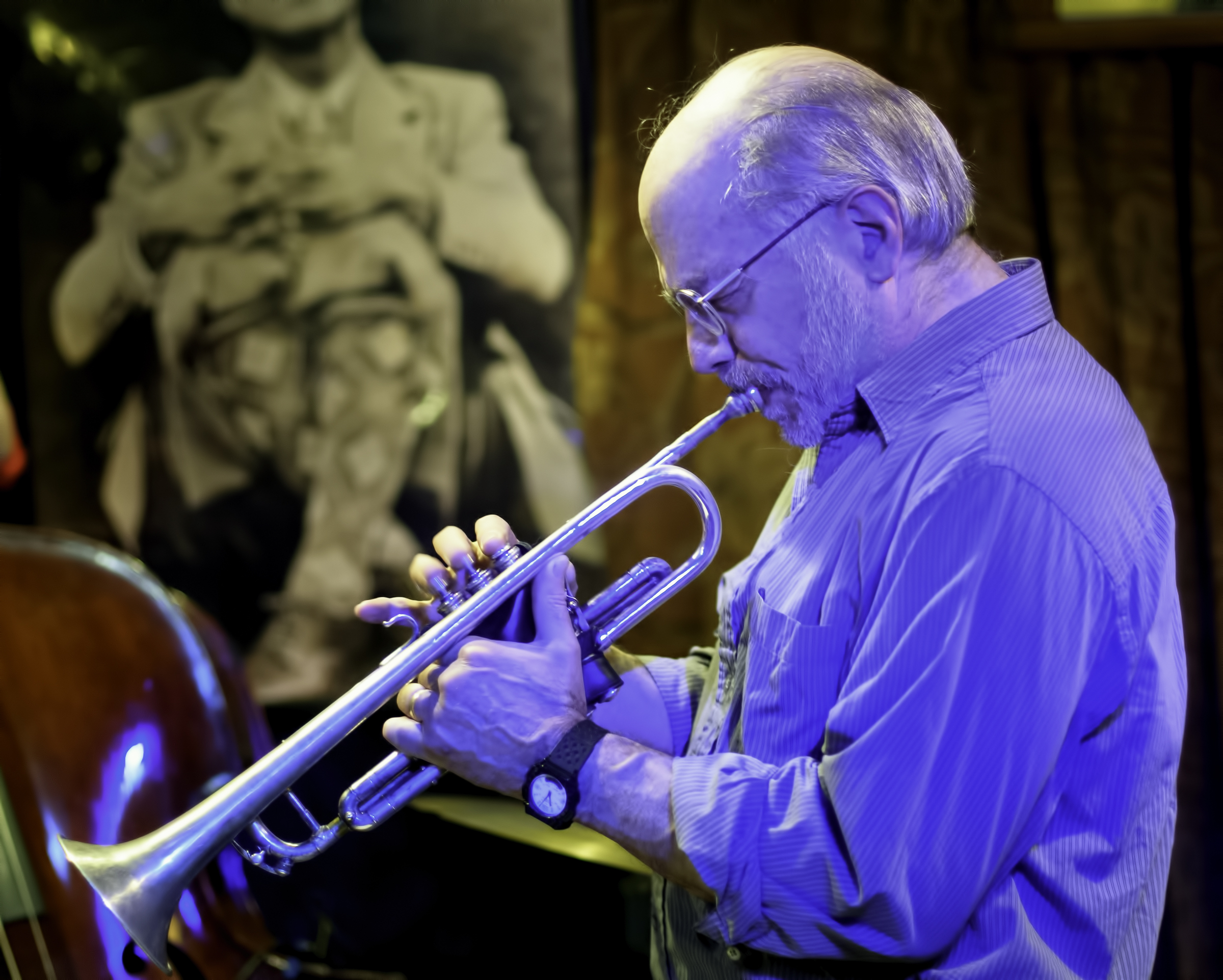 John Eckert with the Lew Tabackin Quartet at Smalls Jazz Club