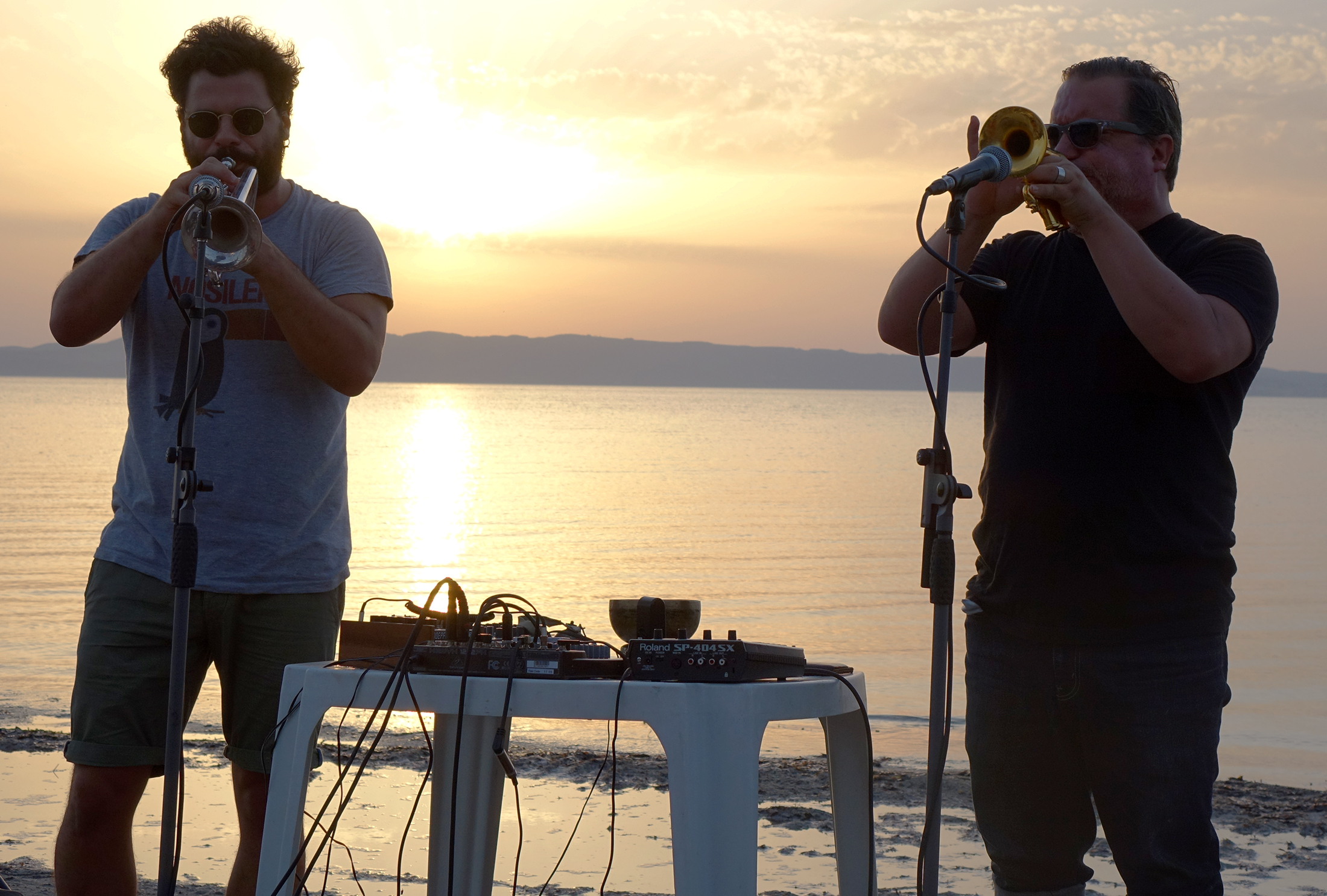 Gabriele Mitelli & Rob Mazurek in Sant' Anna Arresi Sardinia 2018