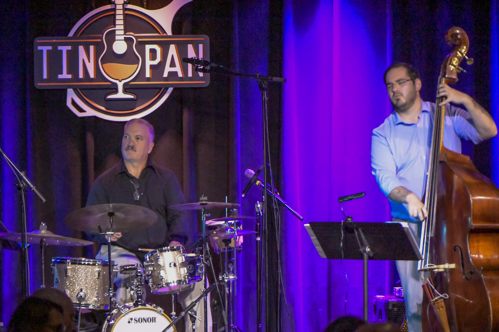 Patrick Zampetti - drums & percussions, Kyffin Salter - base