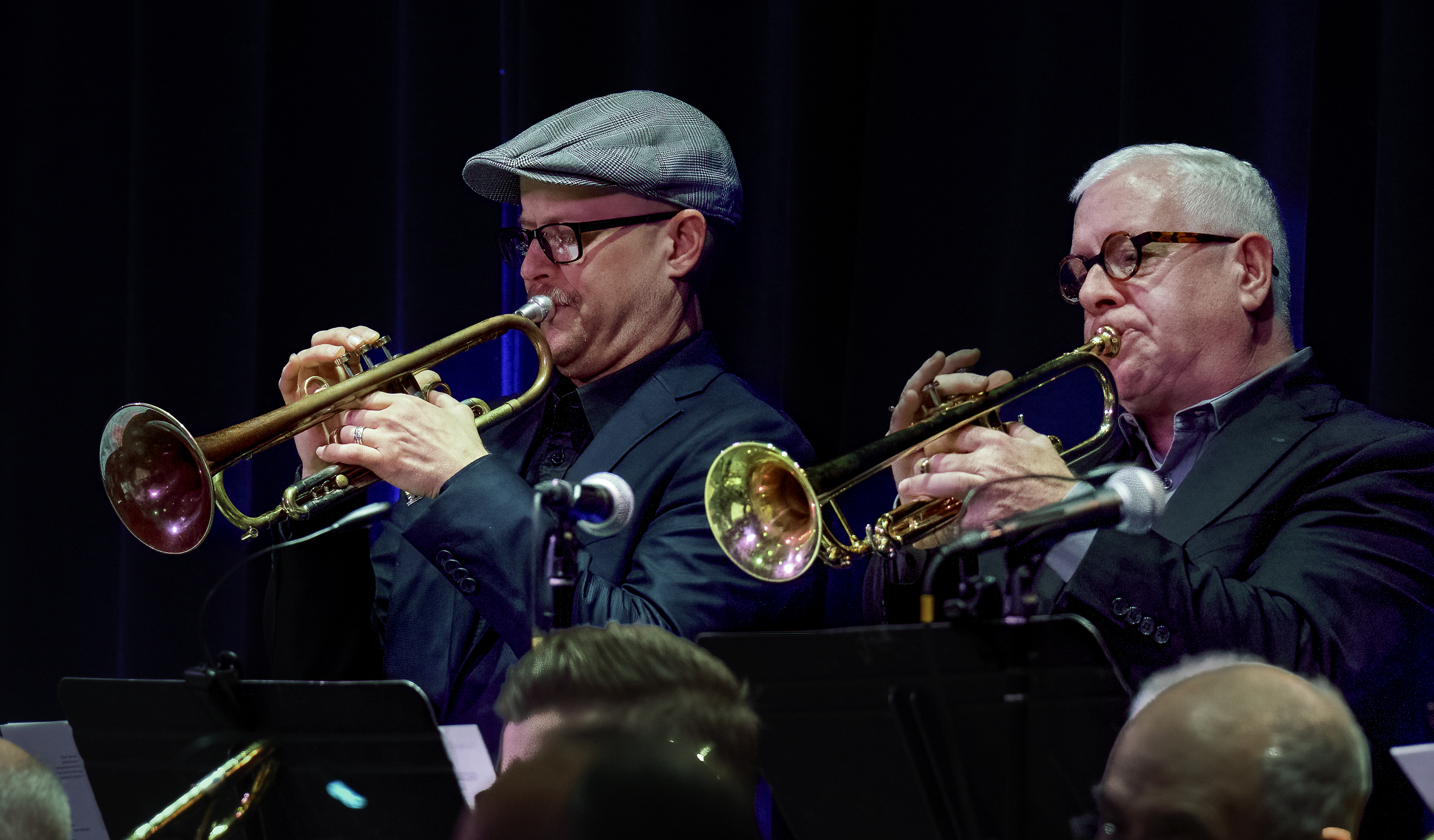Jonathan Powell and Tony Kadleck with the Maria Schneider Orchestra At Town Hall