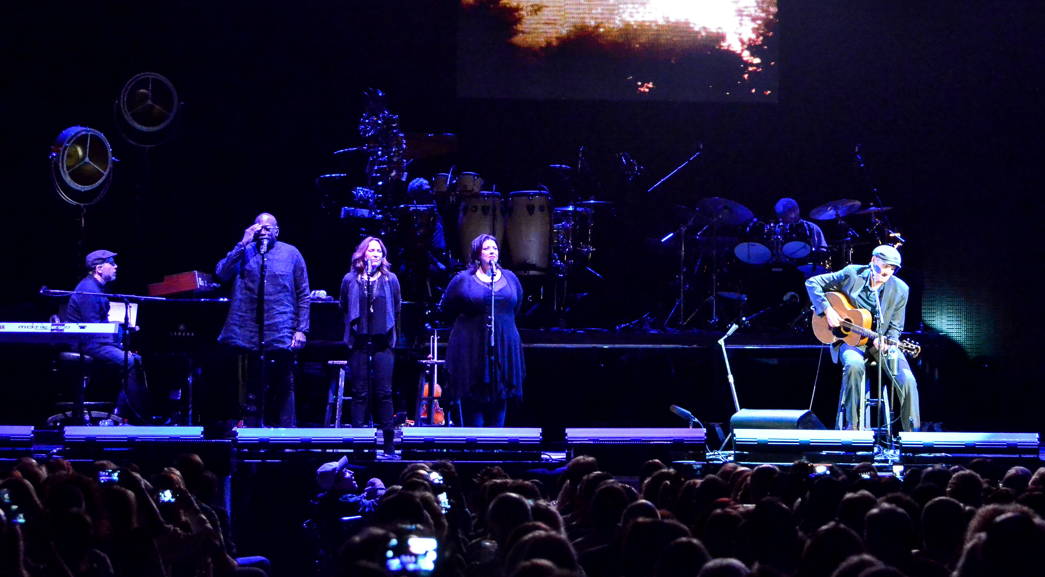 James Taylor at the Prudential Center in Newark, NJ.