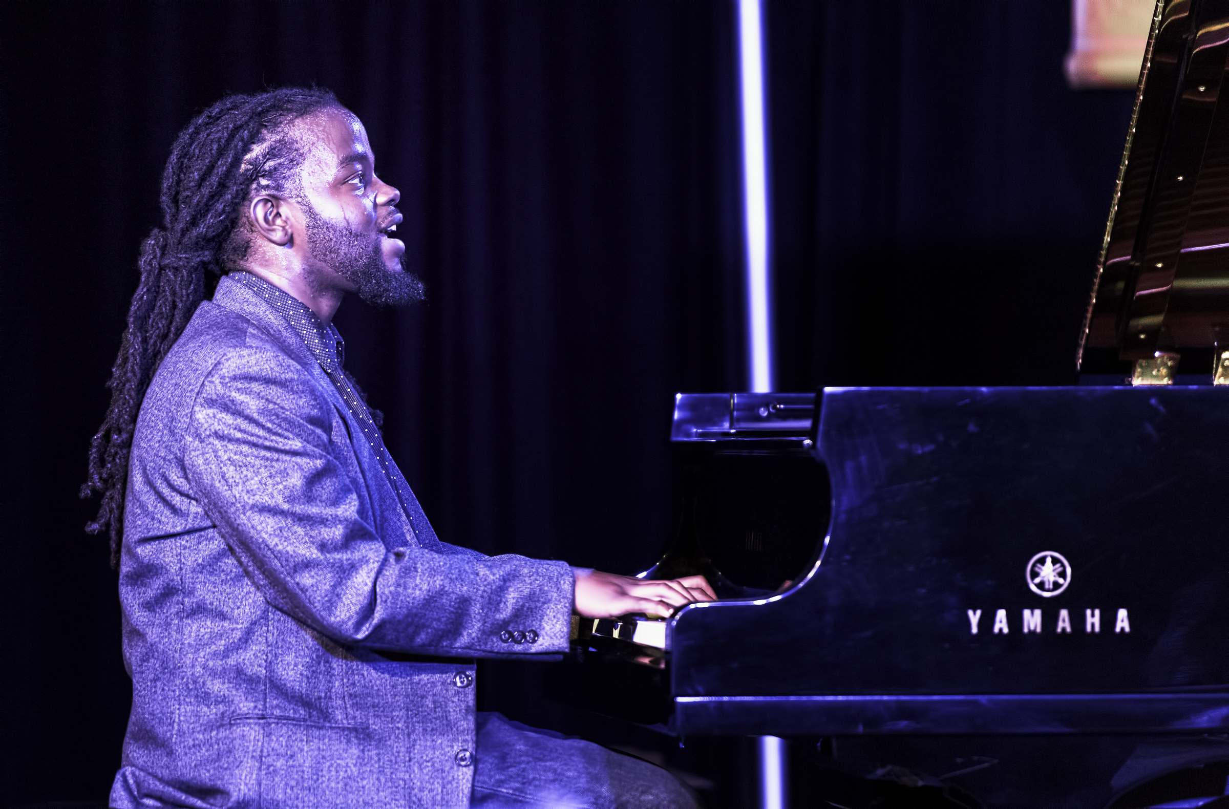 Victor Gould with the Sean Jones Quartet at the Monterey jazz Festival 