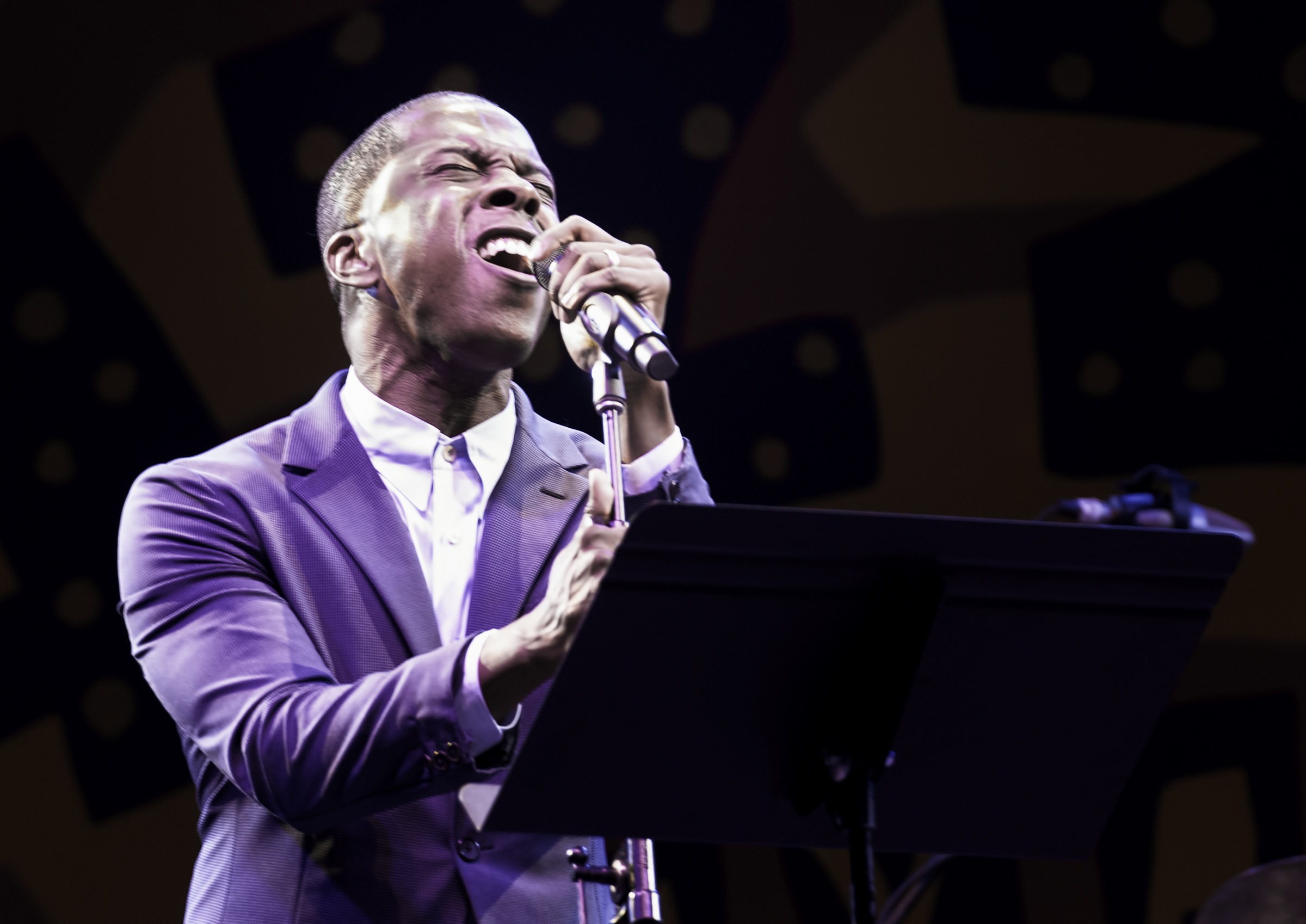 Leslie Odom Jr. at the Monterey Jazz Festival