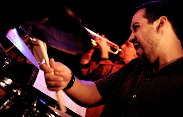 Antonio Sanchez and Ralph Alessi with the "Scott Colley Quartet" at the Sud Des Alpes, Amr, Geneva, Switzerland, 2005