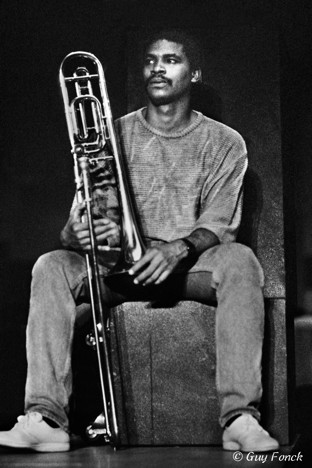 Robin Eubanks 1986 — jazz photo by Guy Fonck | All About Jazz