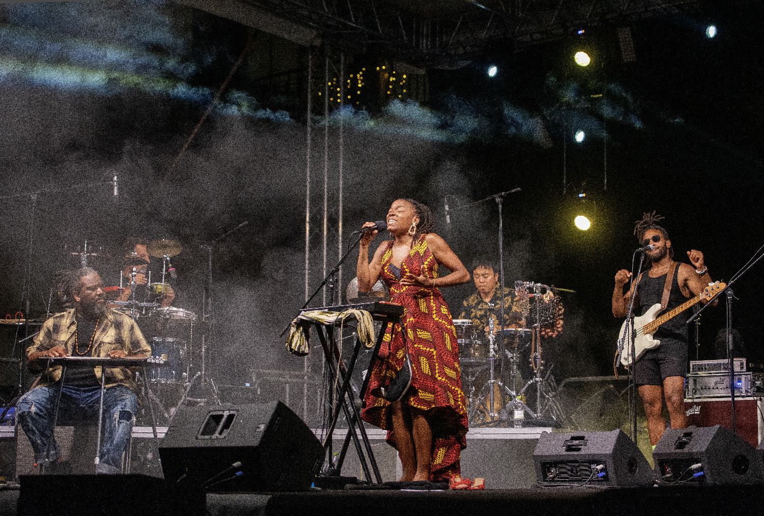 A collection of photos from Bokanté live at Bari in Jazz, Bari 07.13.2024