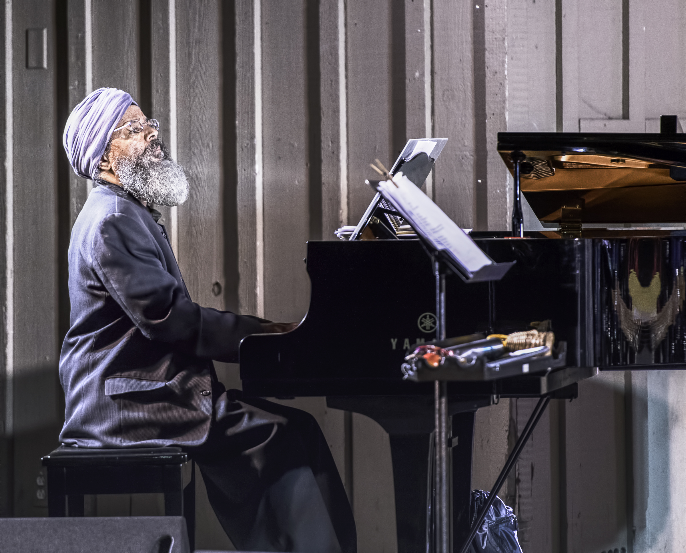 Jasnam Daya Singh with Sandy Cressman Entre Amigos at the Monterey Jazz Festival