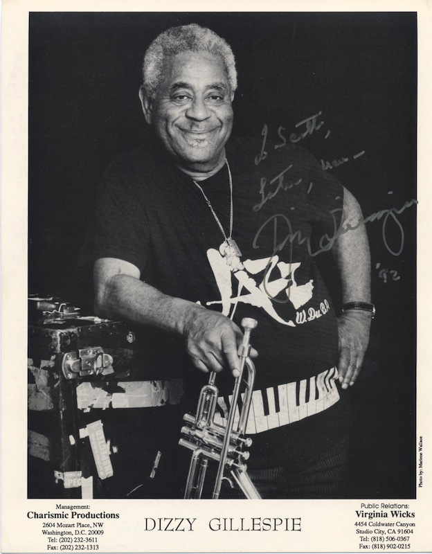 Dizzy Gillespie "Later, man."