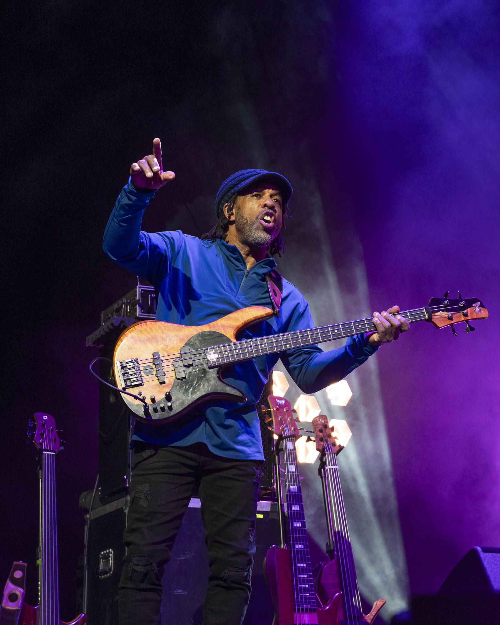 Victor Wooten with Bela Fleck & the Flecktones at the Salt Shed in Chicago