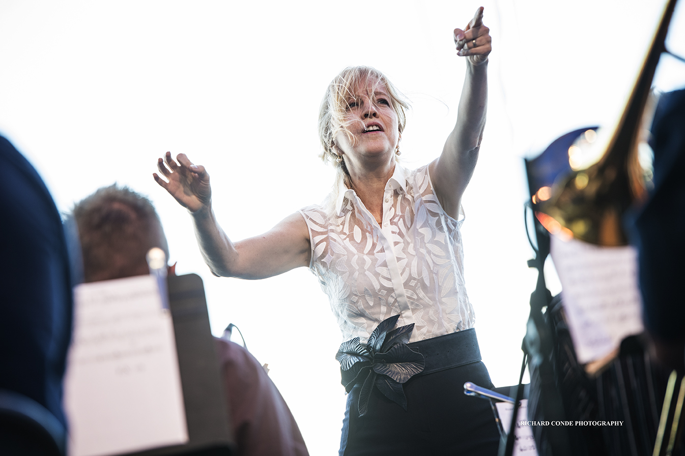 Maria Schneider at the 2017 Newport Jazz Festival