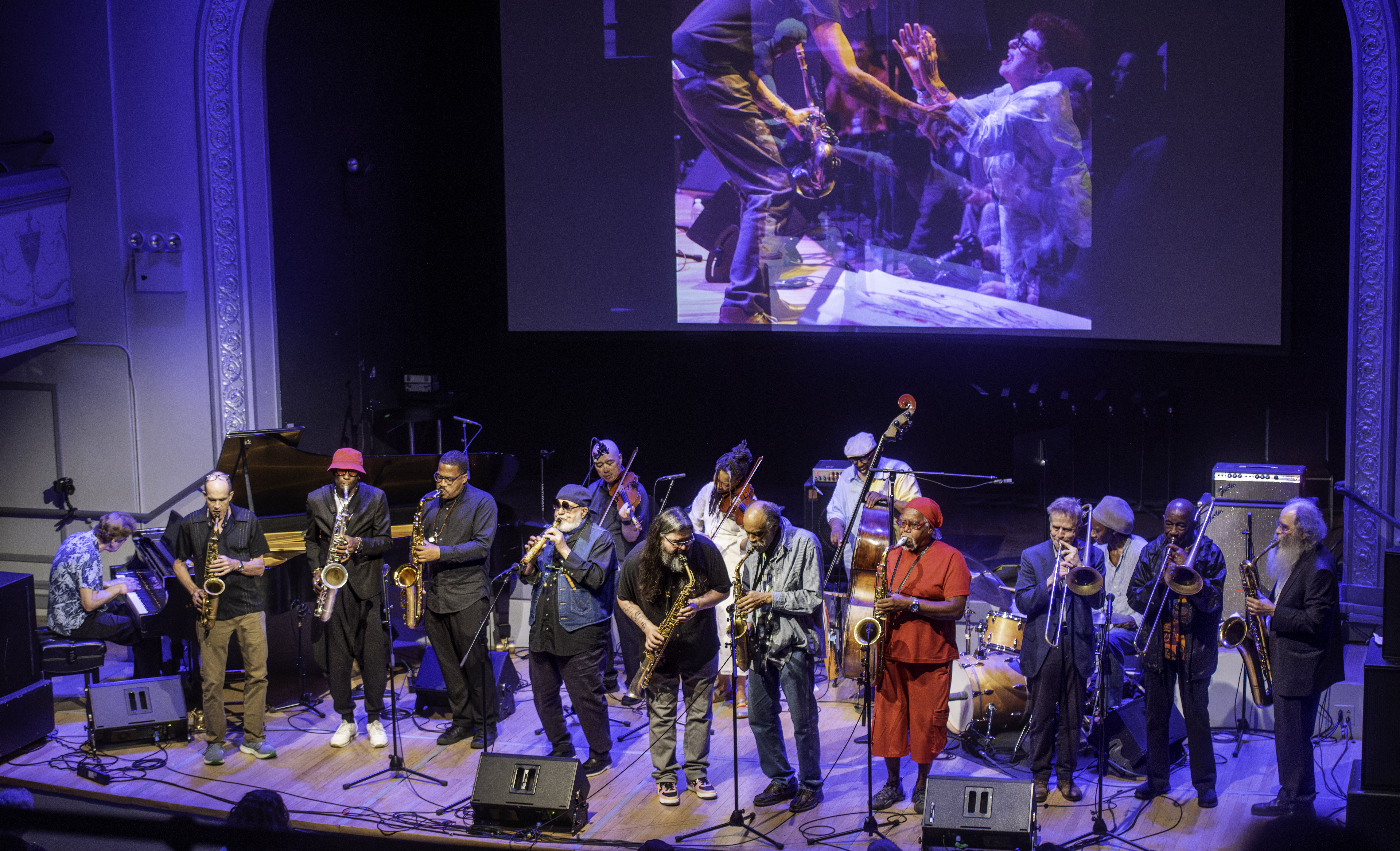 at the Edward "Kidd" Jordan Memorial Concert at Roulette in Brooklyn