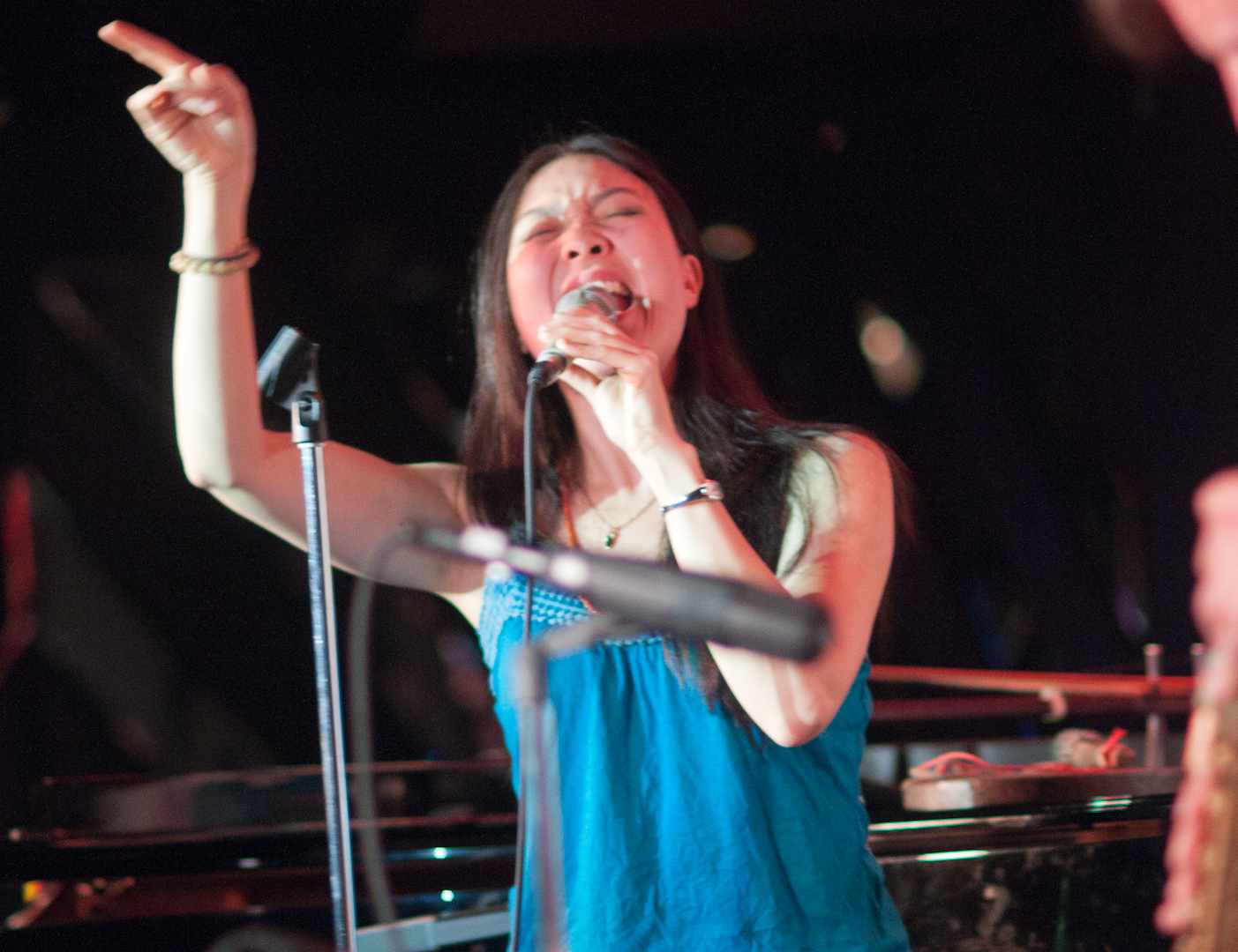Jen Shyu with Formanek, Potter and Rainey
