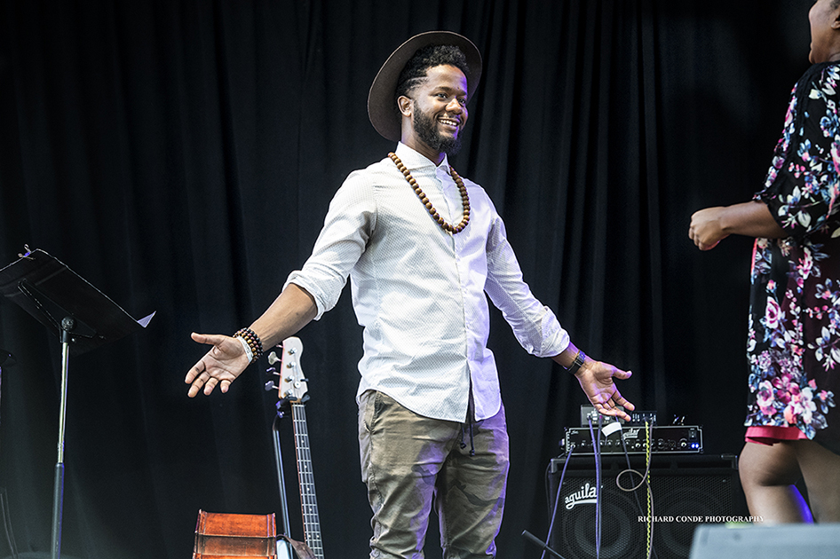 Ben Williams at the 2017 Charlie Parker Jazz Festival