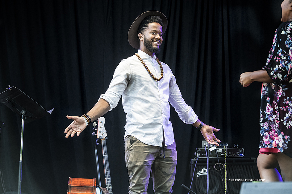 Ben Williams at the 2017 Charlie Parker Jazz Festival