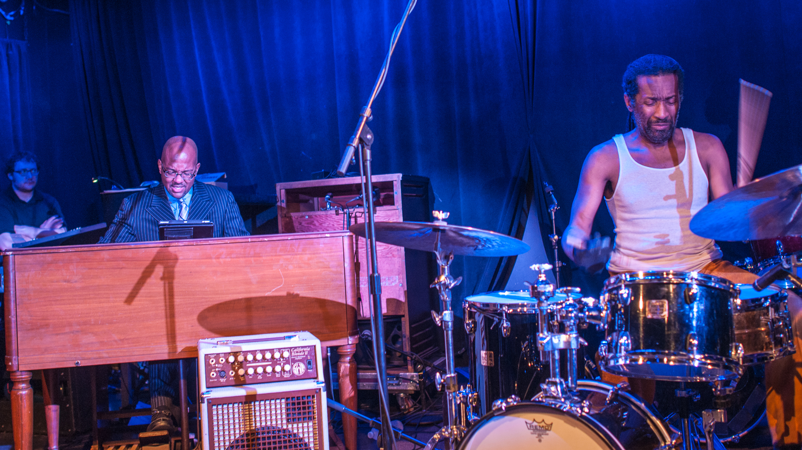 Gerard Gibbs and Leonard King Jr. with James Carter Trio at le Poisson Rouge at Winter Jazzfest 2013