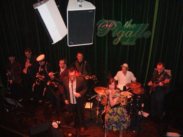 The Kingsize Five Live at the Pigalle:Piccadilly, London, June 2007 — jazz photo by Michael Brown | All About Jazz