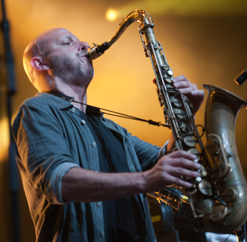 Ben Ellman with Galactic at the Montreal International Jazz Festival 2011