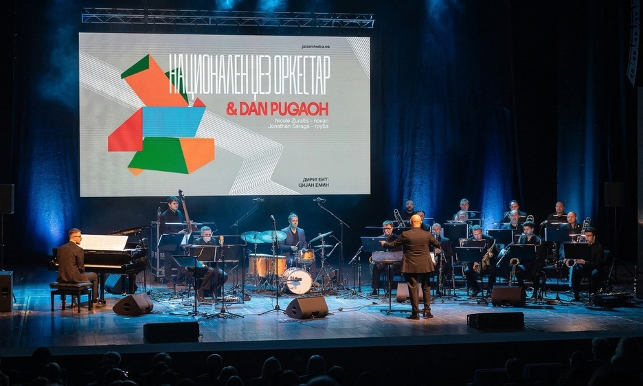 Dan Pugach and the Macedonian National Jazz Orchestra at the NOB