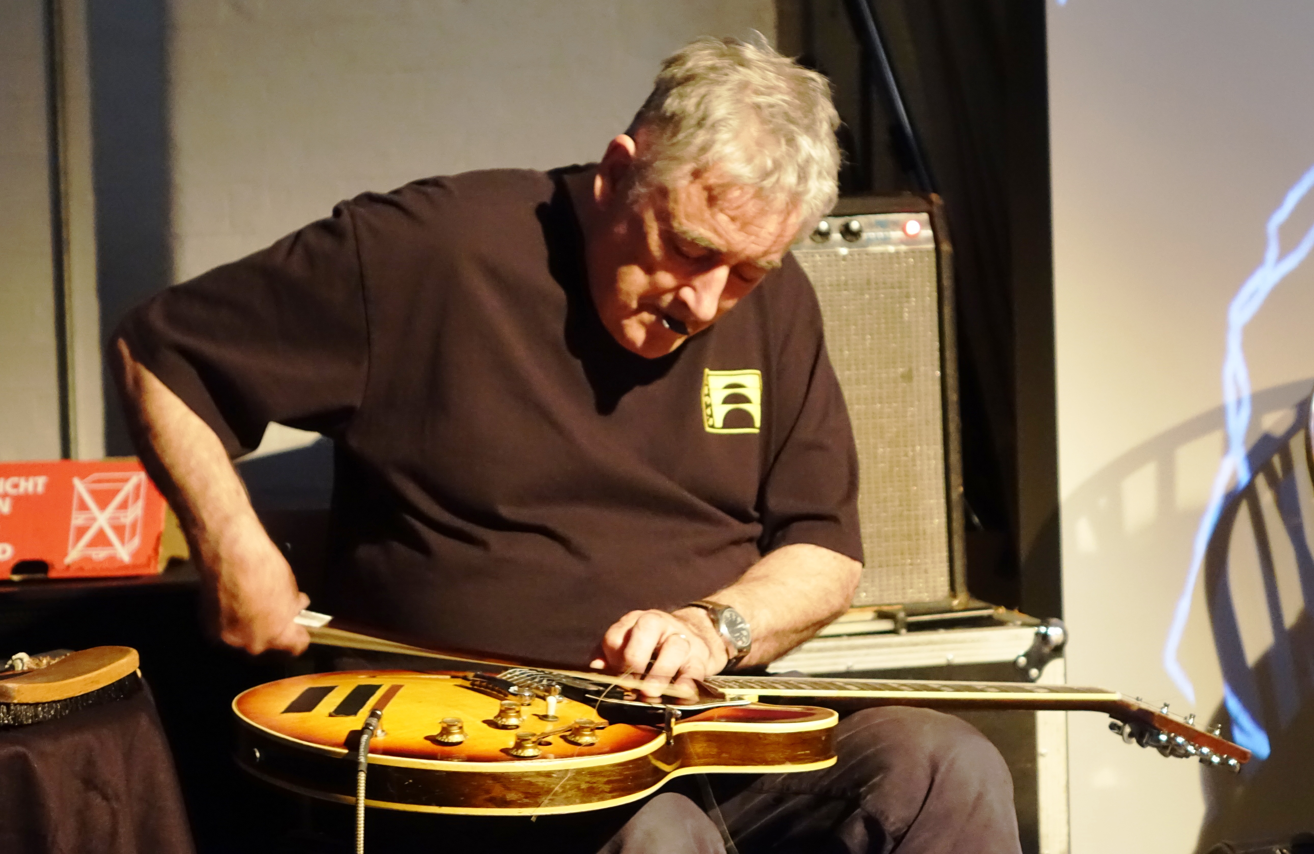 Fred Frith at Cafe Oto, London in June 2019