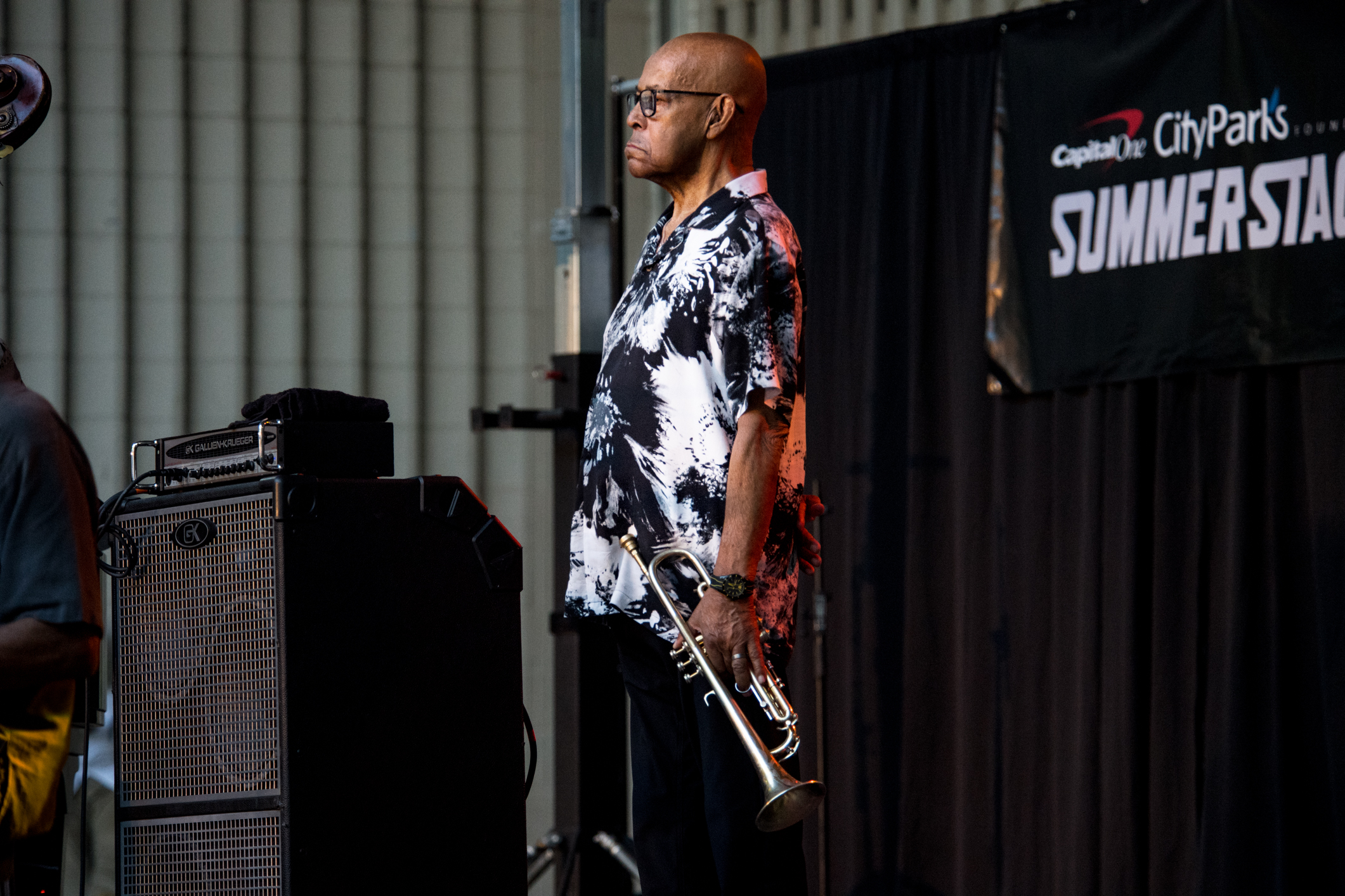 Eddie Henderson at the 2023 Charlie Parker Jazz Festival