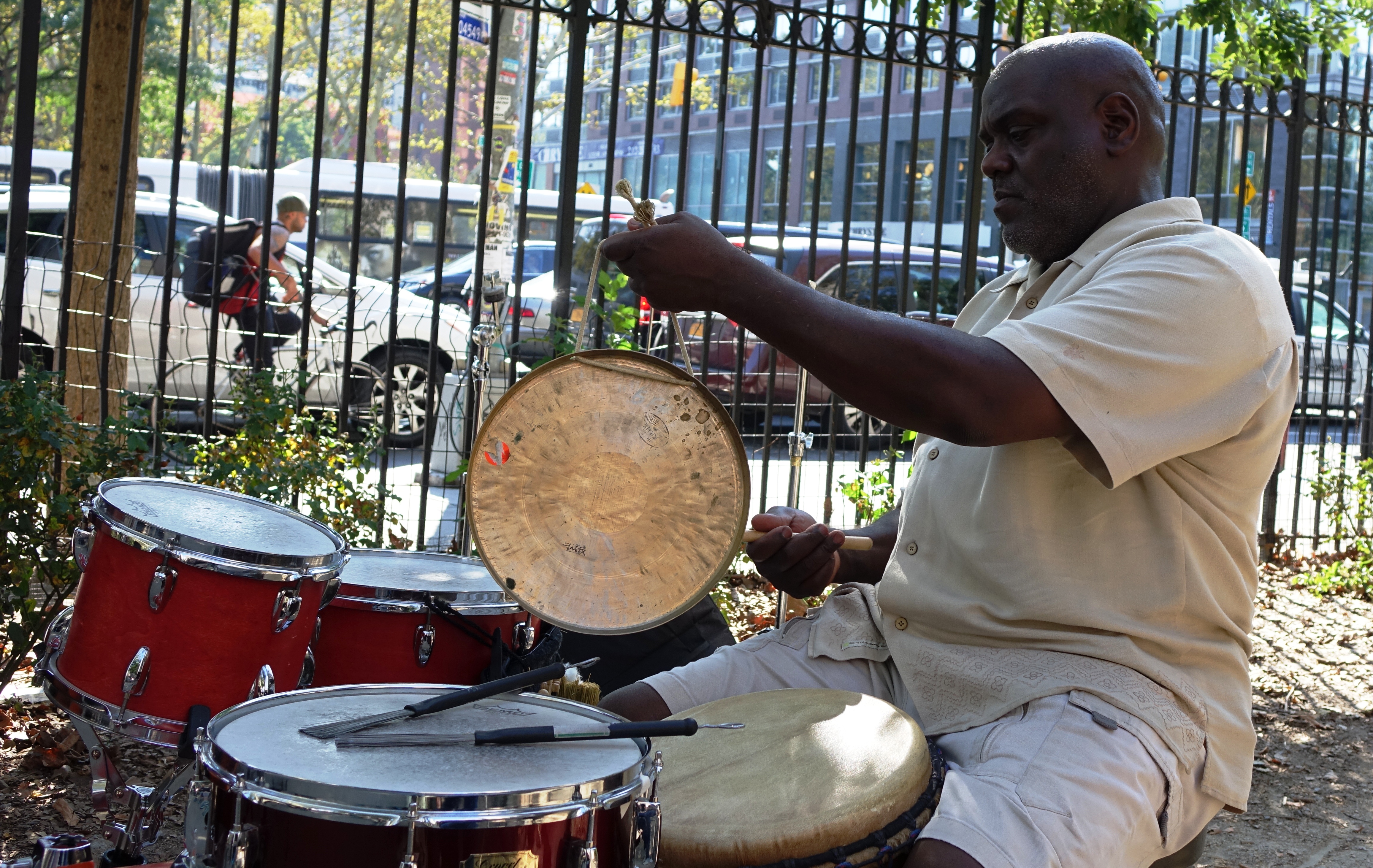 Michael Wimberly at First Street Green, NYC in September 2017