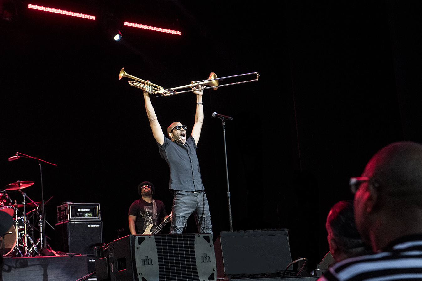 Trombone Shorty at the 2019 Saratoga Jazz Festival