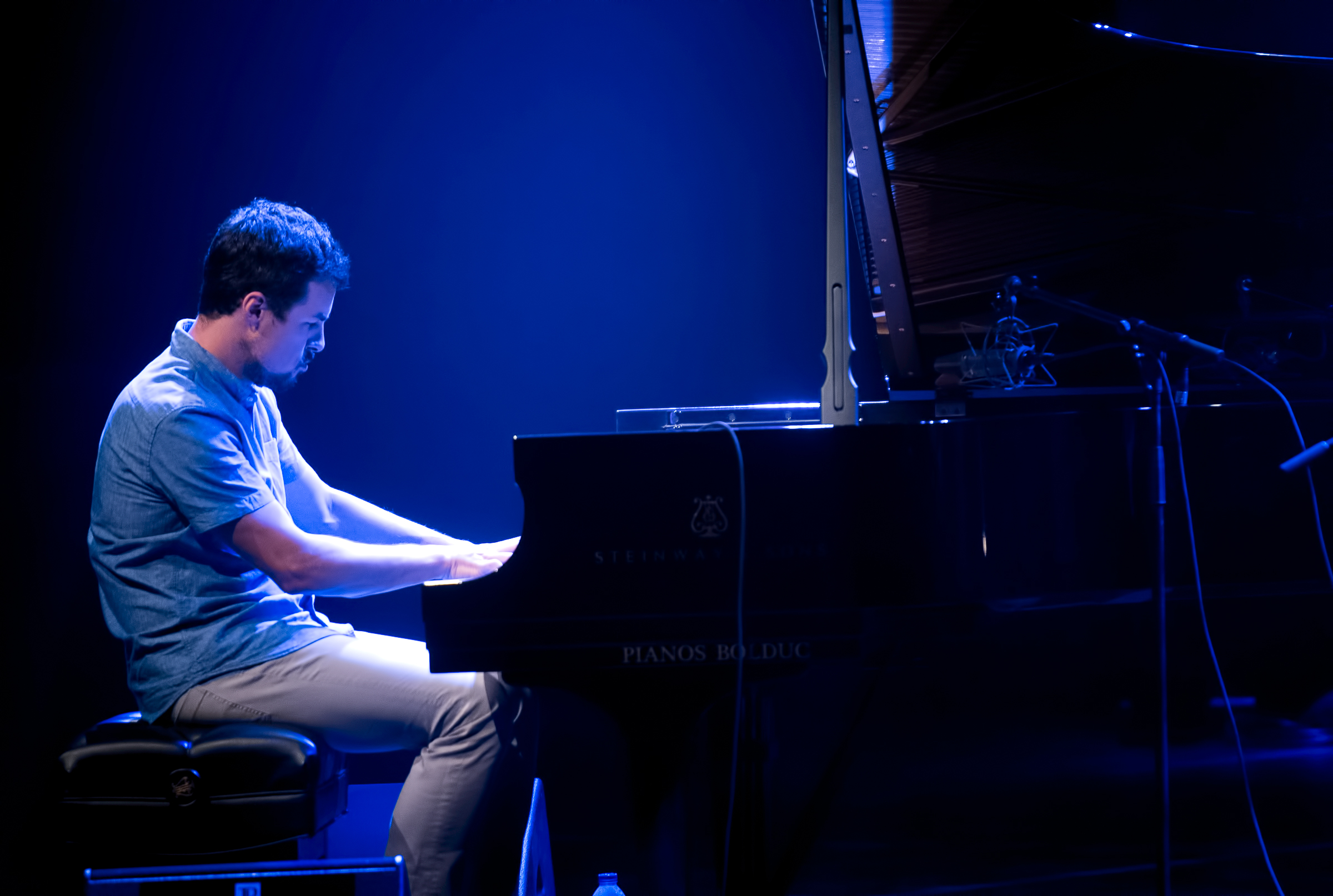 Jérôme Beaulieu with Francois Jalbert at The Montreal International Jazz Festival 2018