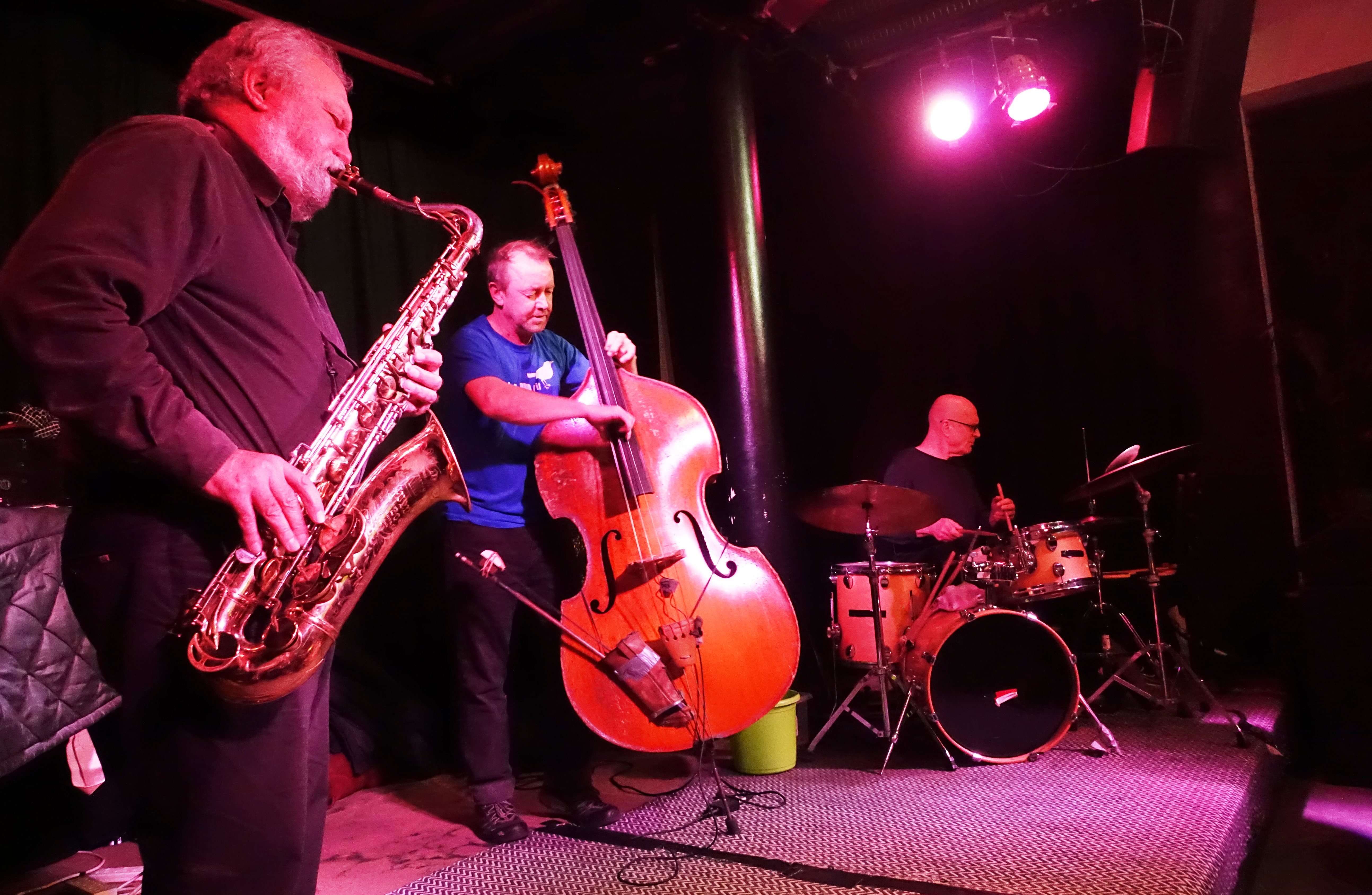 Evan Parker Trio at the Vortex, London in December 2018