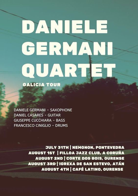 Daniele Germani Quartet - Galicia Tour