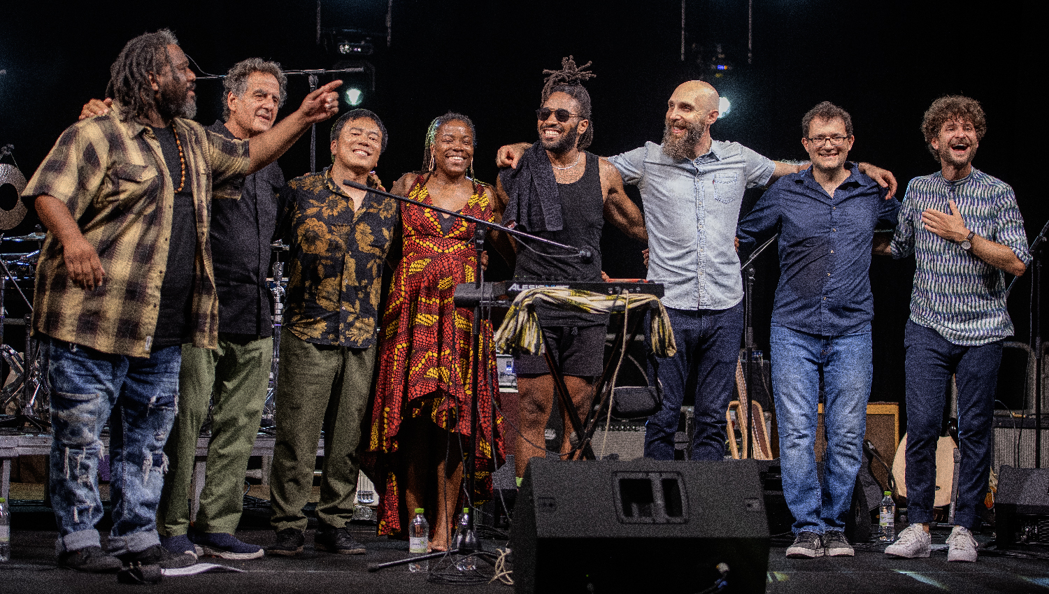 A collection of photos from Bokanté live at Bari in Jazz, Bari 07.13.2024
