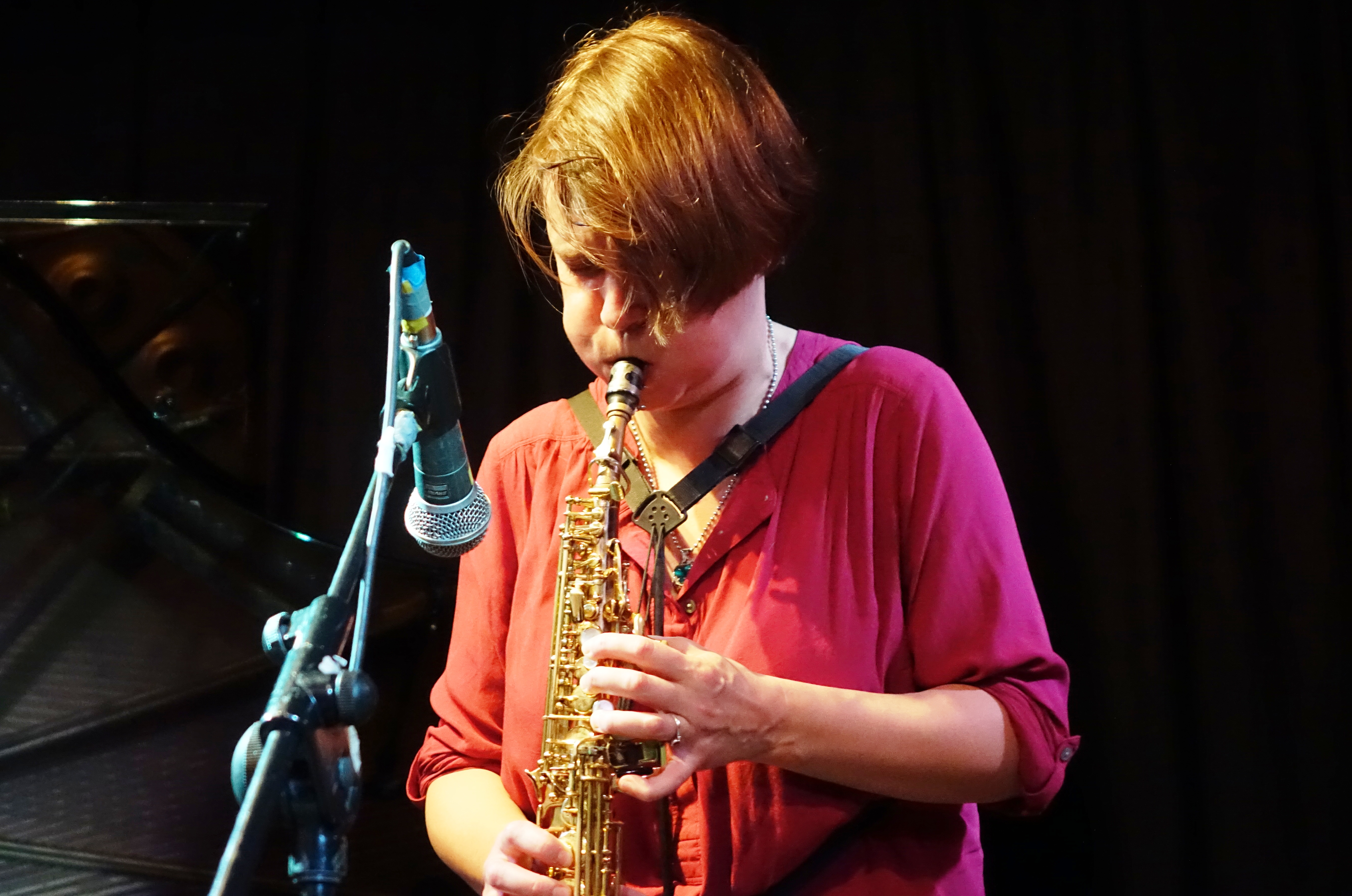 Ingrid Laubrock at the Vortex, London in December 2017