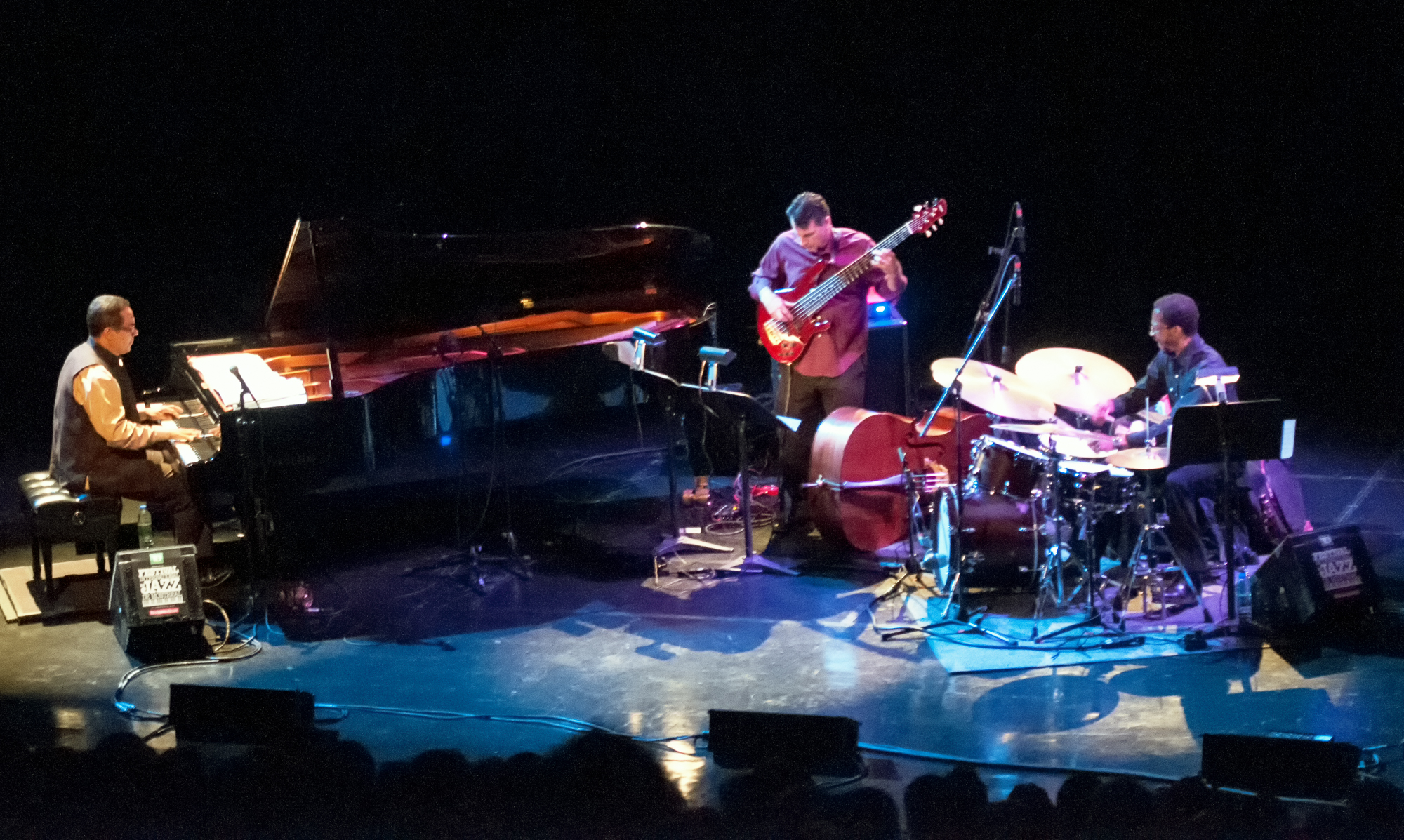 Danilo Perez, John Pattitucci and Brian Blade at the Montreal International Jazz Festival 2014