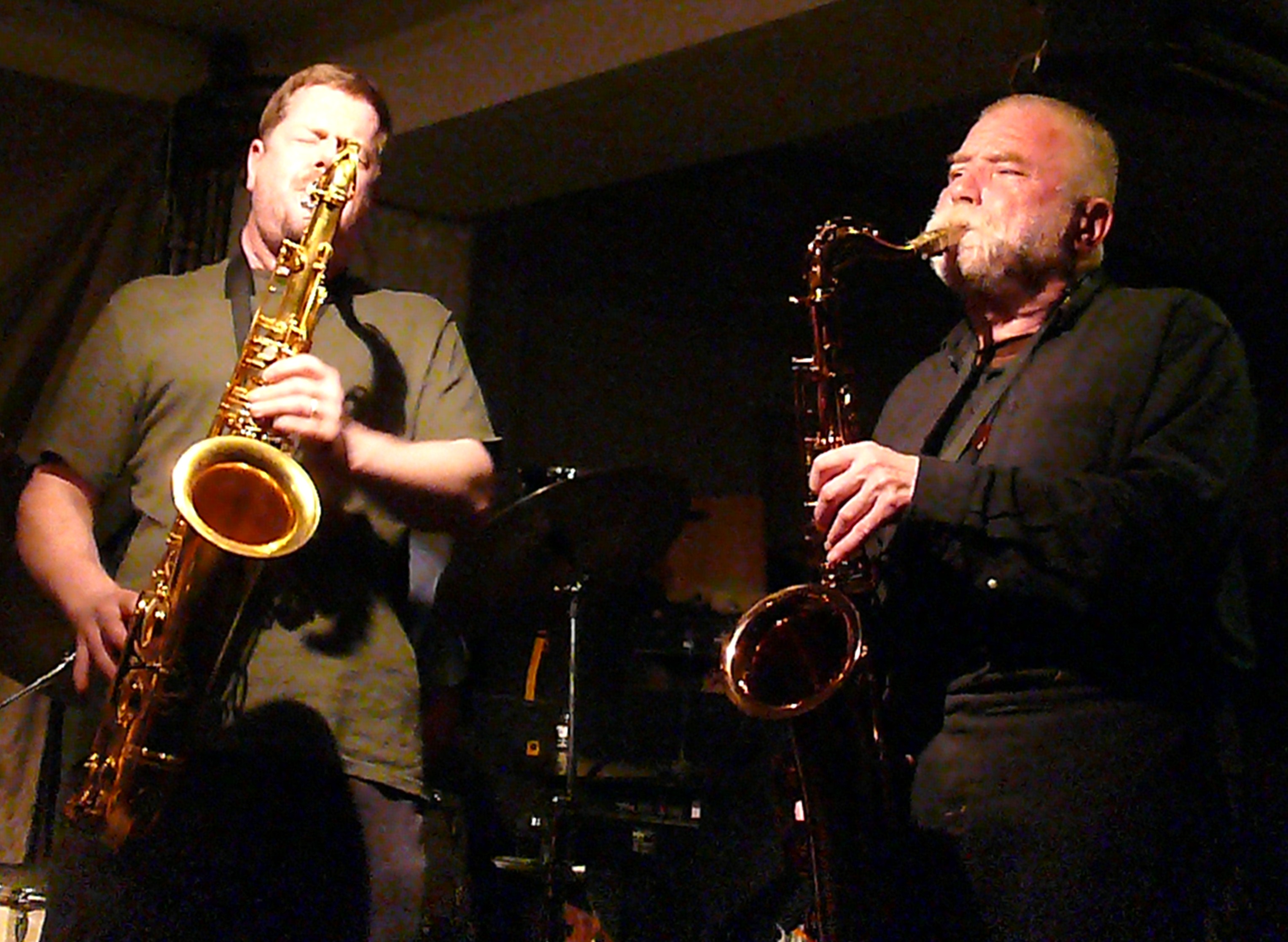 Ken Vandermark and Peter Brotzmann at Cafe Oto, London