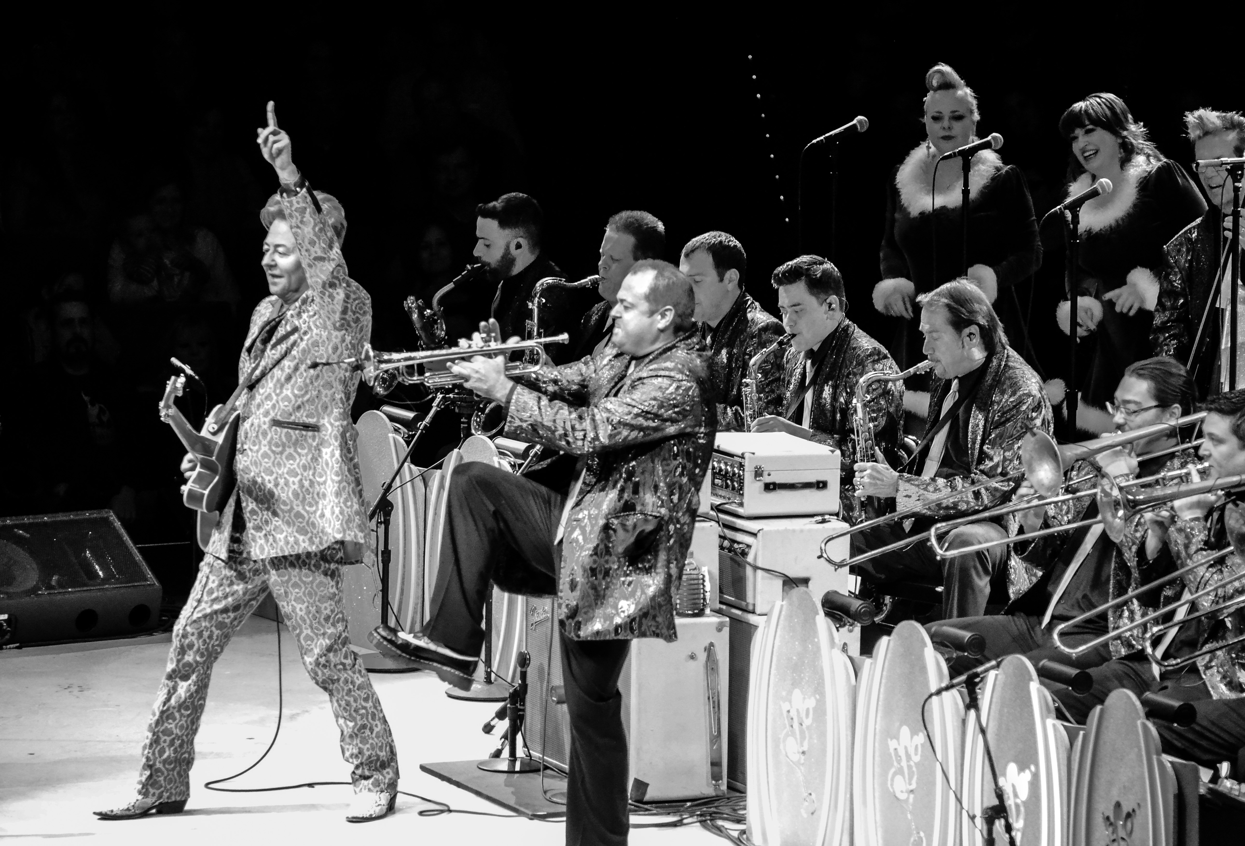 Christmas Rocks! The Brian Setzer Orchestra's 15th Anniversary Tour featuring Lara Hope and the Ark-Tones. 