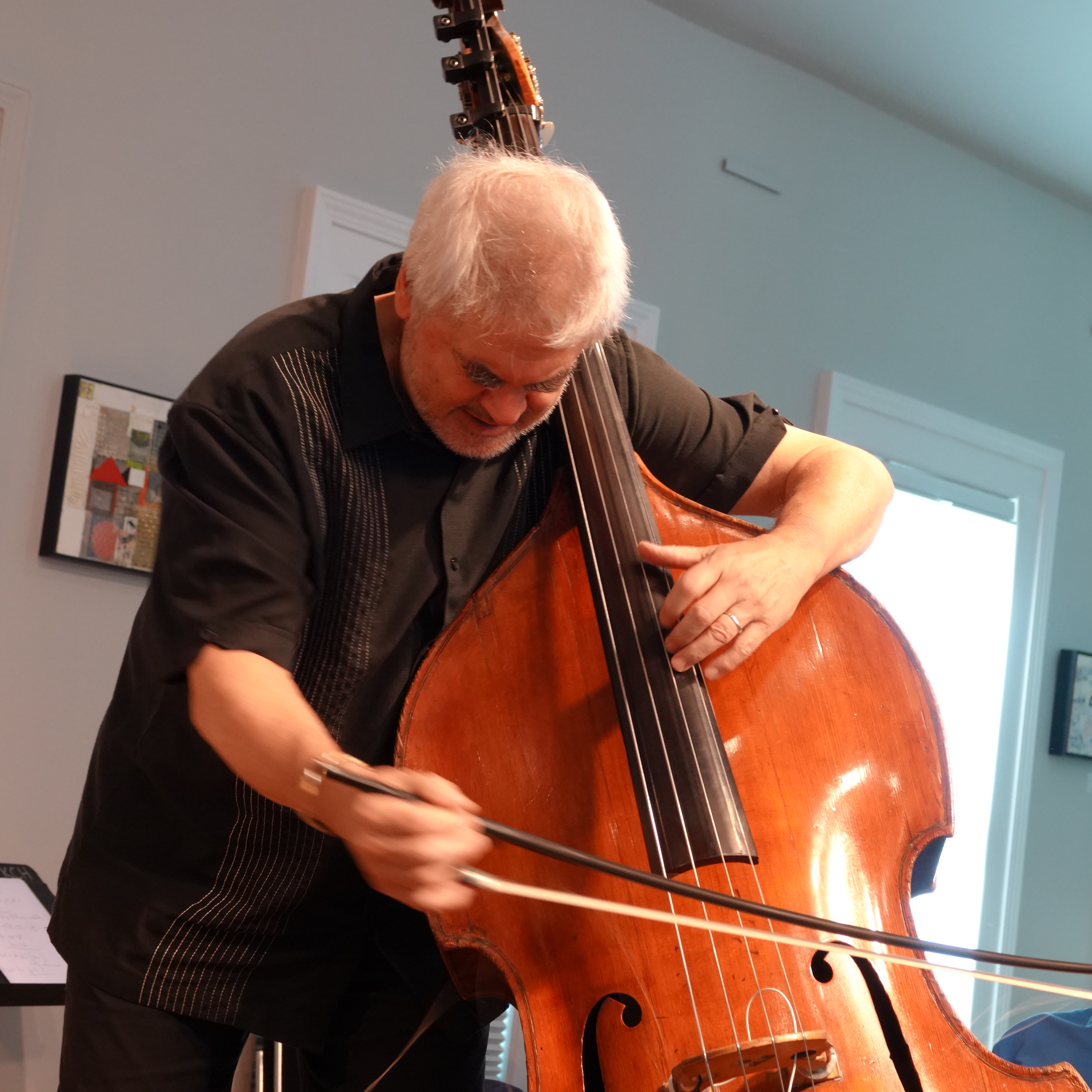 Ken Filiano at Edgefest 2026 — jazz photo by Frank Rubolino | All About Jazz